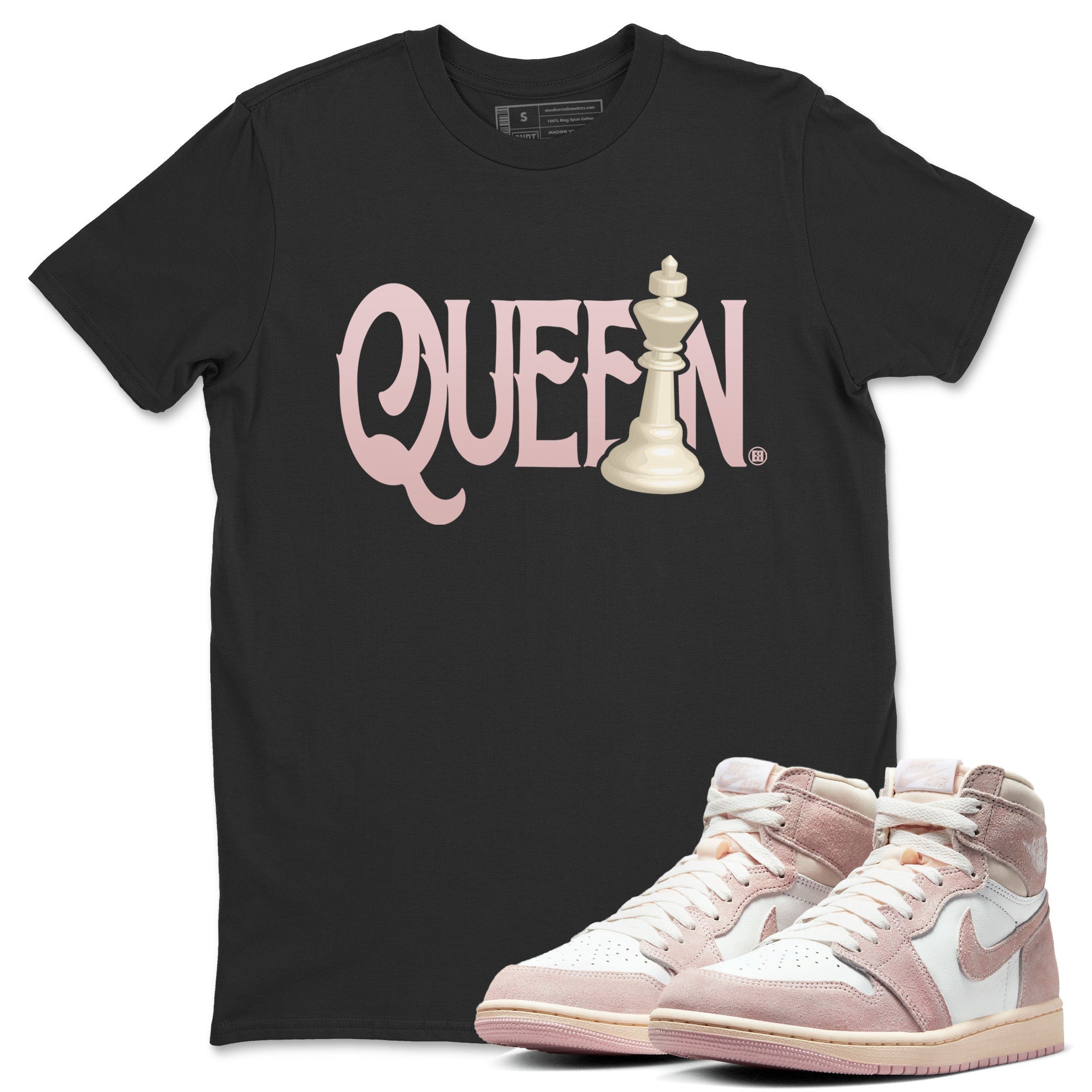 Chess Queen Unisex Tops - Air Jordan 1 Washed Pink