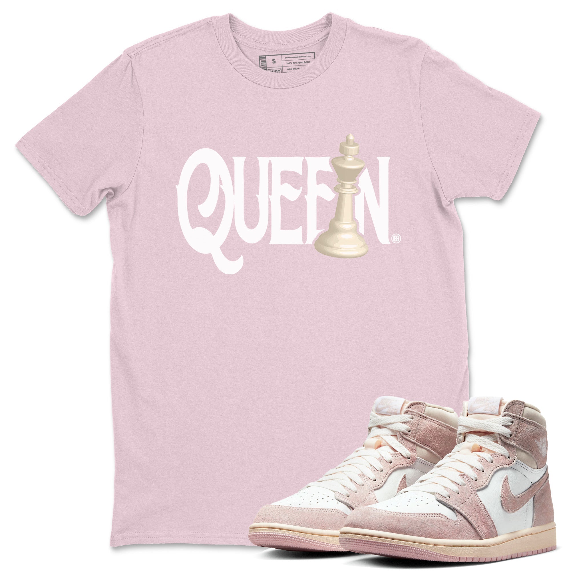 Chess Queen Unisex Tops - Air Jordan 1 Washed Pink