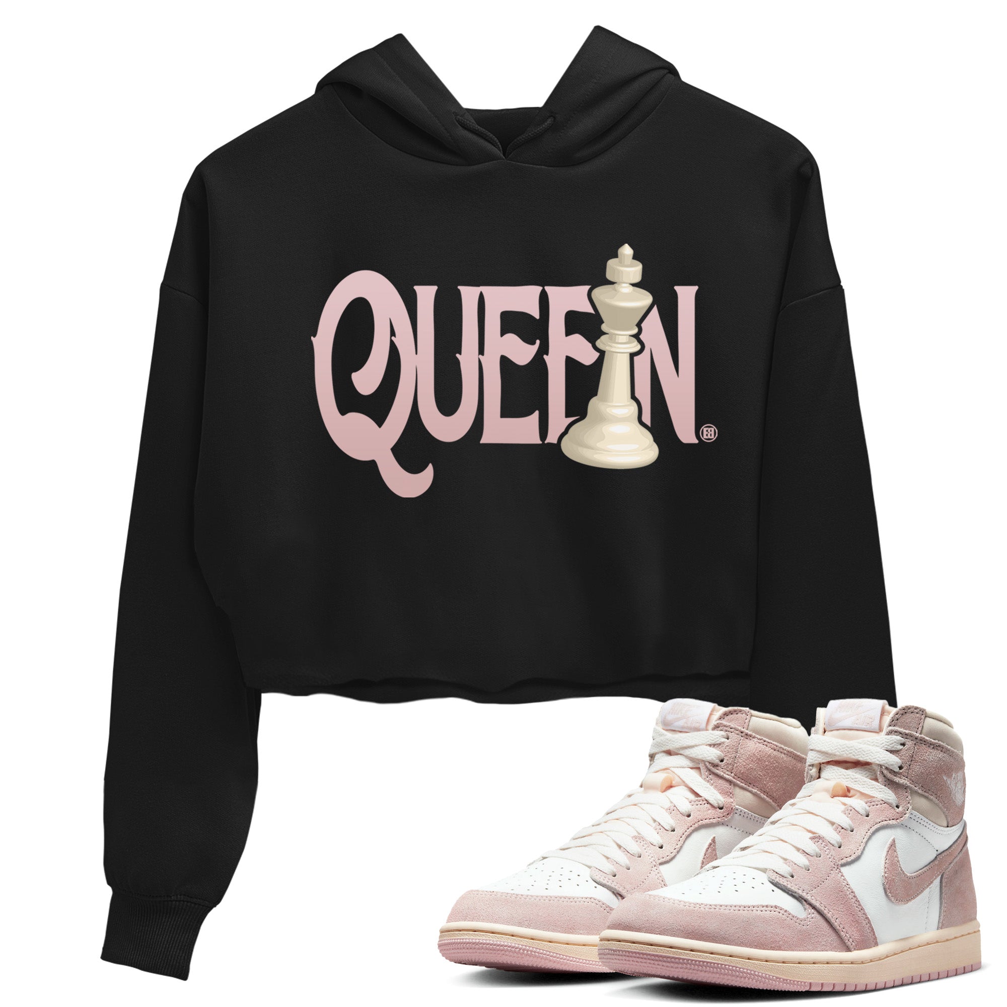 Chess Queen Women's Tops - Air Jordan 1 Washed Pink