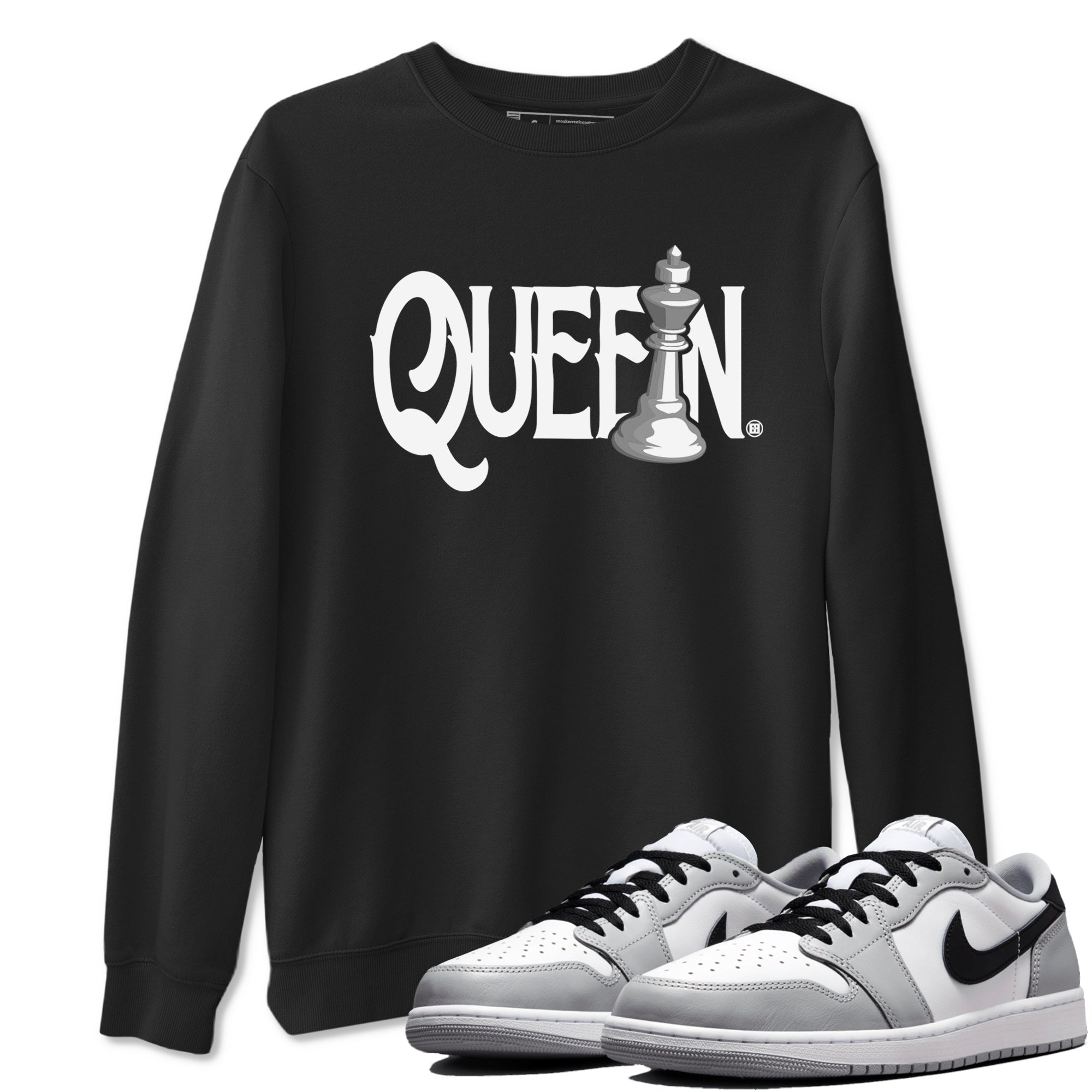 Chess Queen snkmatch Tees - Air Jordan 1 Wolf Grey