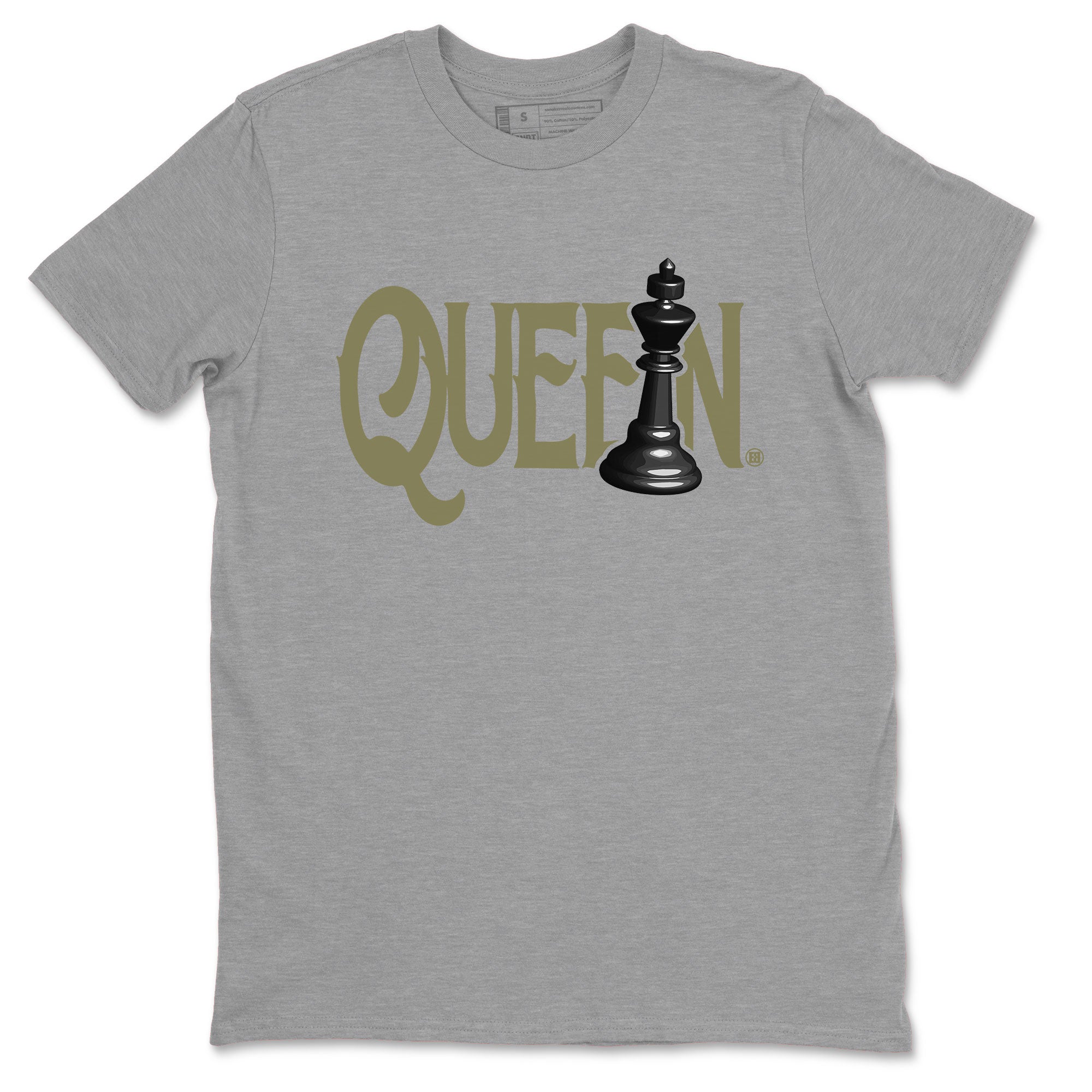 Chess Queen snkmatch Tee - Air Jordan 4 Medium Olive