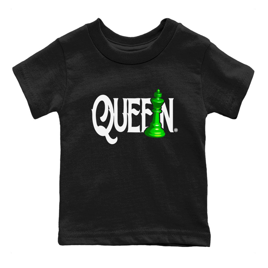 Chess Queen snkmatch Tees Kids - Air Jordan 5 Lucky Green