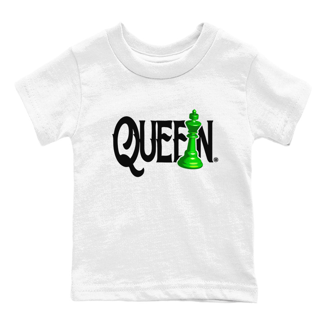 Chess Queen snkmatch Tees Kids - Air Jordan 5 Lucky Green