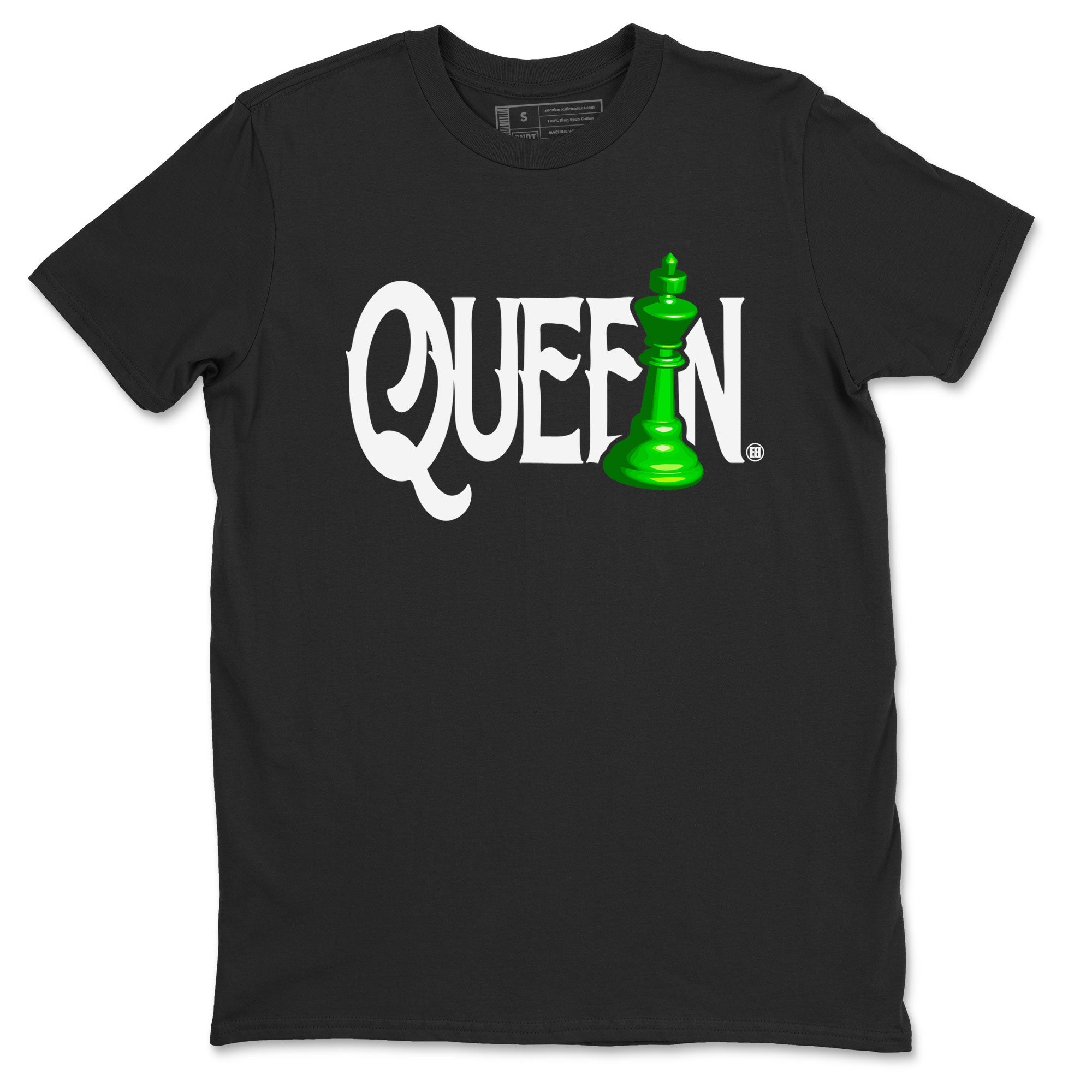 Chess Queen snkmatch Tees - Air Jordan 5 Lucky Green