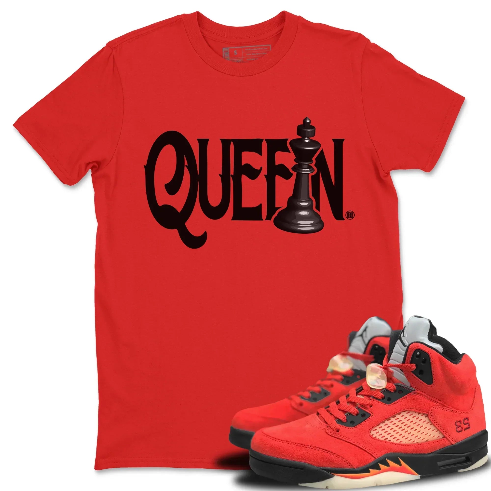 Chess Queen Unisex Tops - Air Jordan 5 Mars For Her
