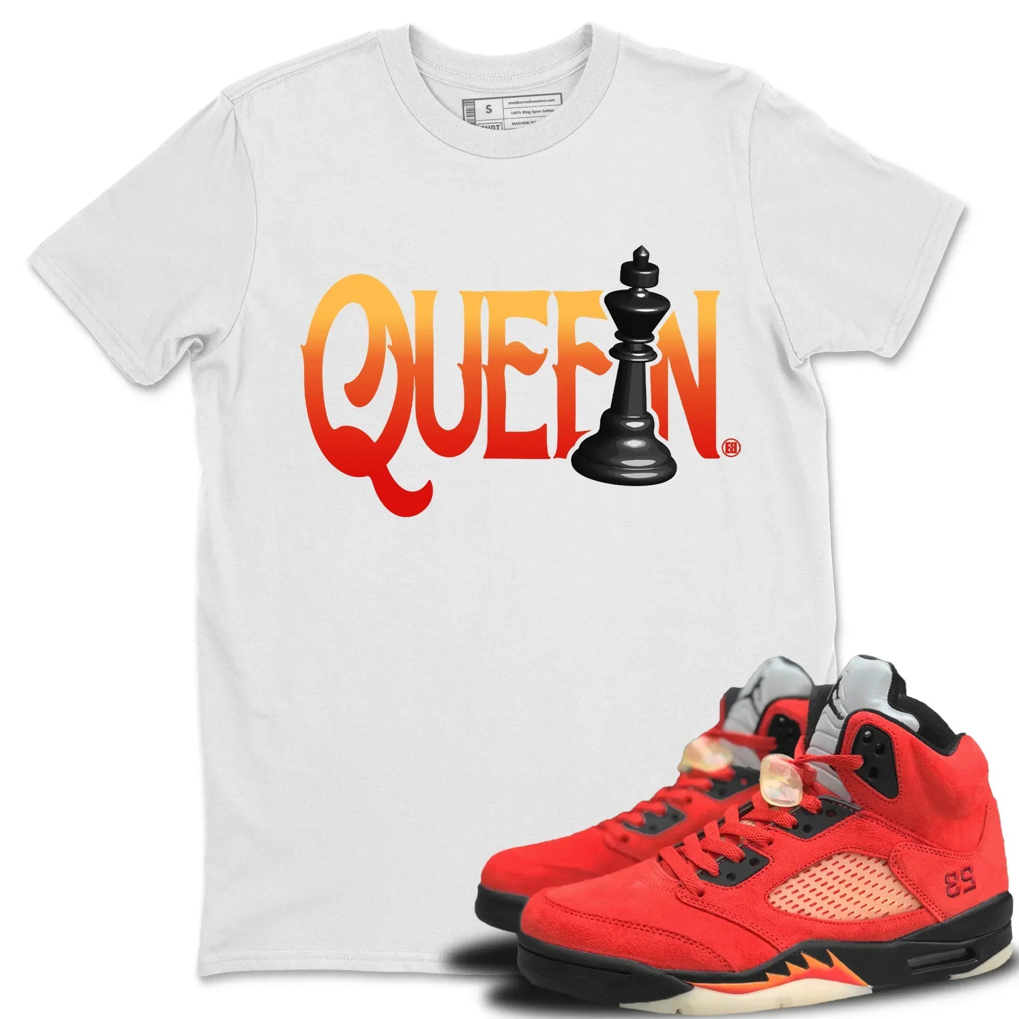 Chess Queen Unisex Tops - Air Jordan 5 Mars For Her