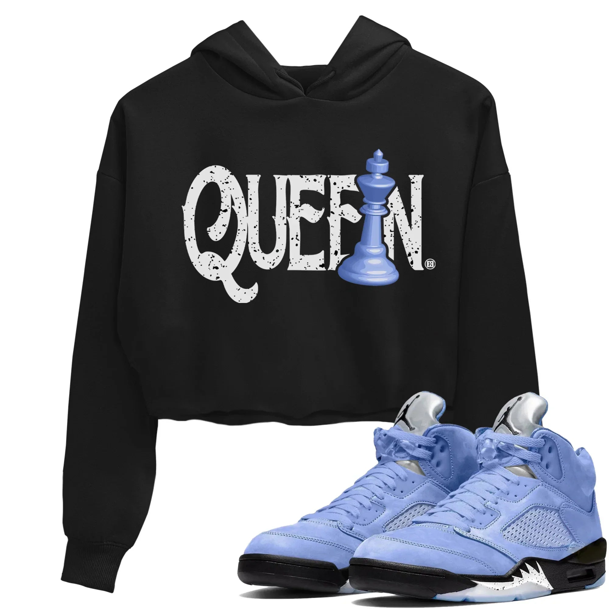 Chess Queen Women's Tops - Air Jordan 5 UNC