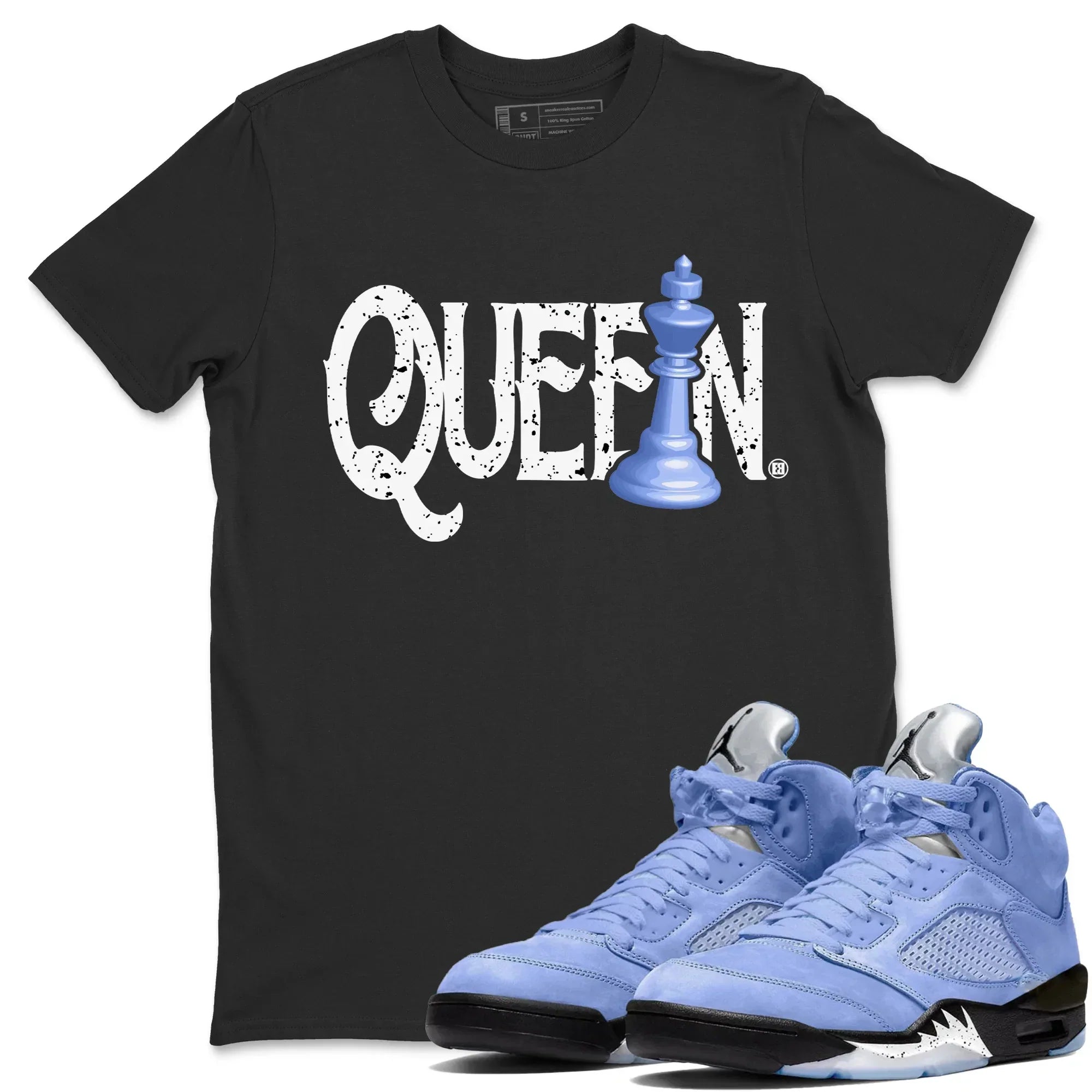 Chess Queen Unisex Tops - Air Jordan 5 UNC