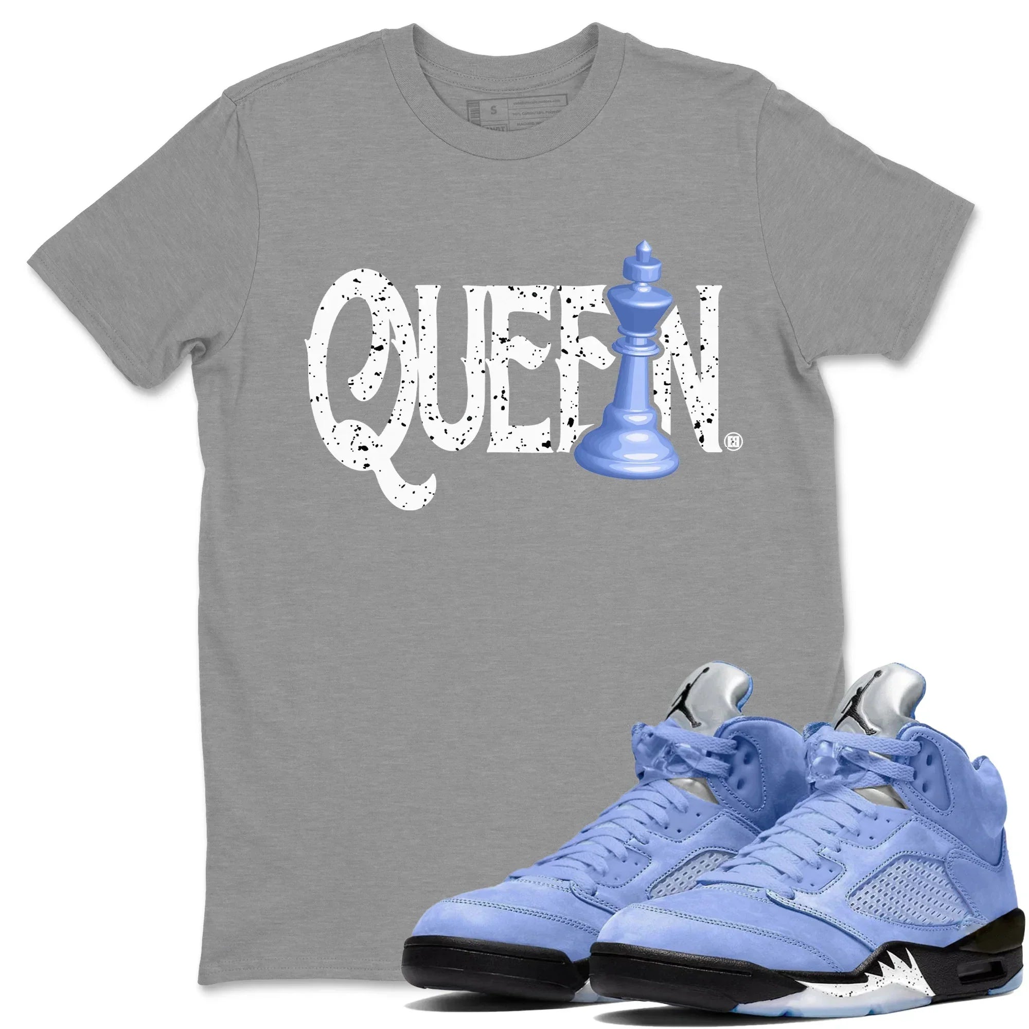 Chess Queen Unisex Tops - Air Jordan 5 UNC