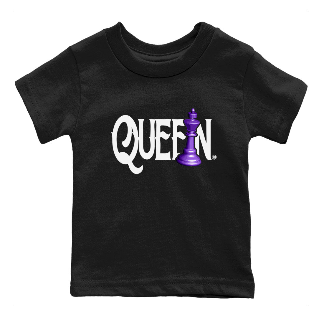 Chess Queen snkmatch Tees Kids - Dunk Low Court Purple