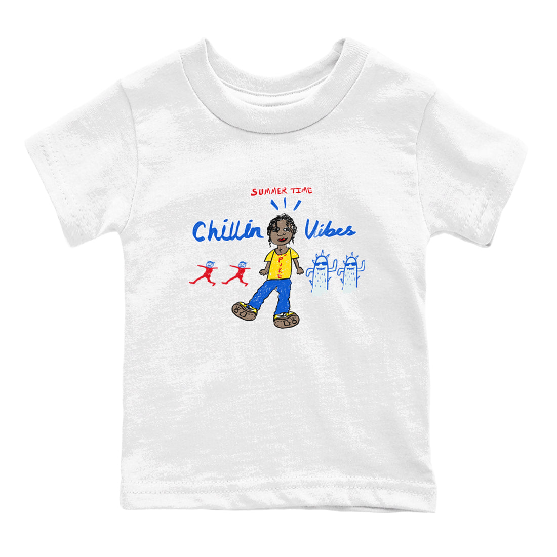 Chillin Vibes snkmatch Tees Kids - Air Jordan 1 Travis Scott Canary