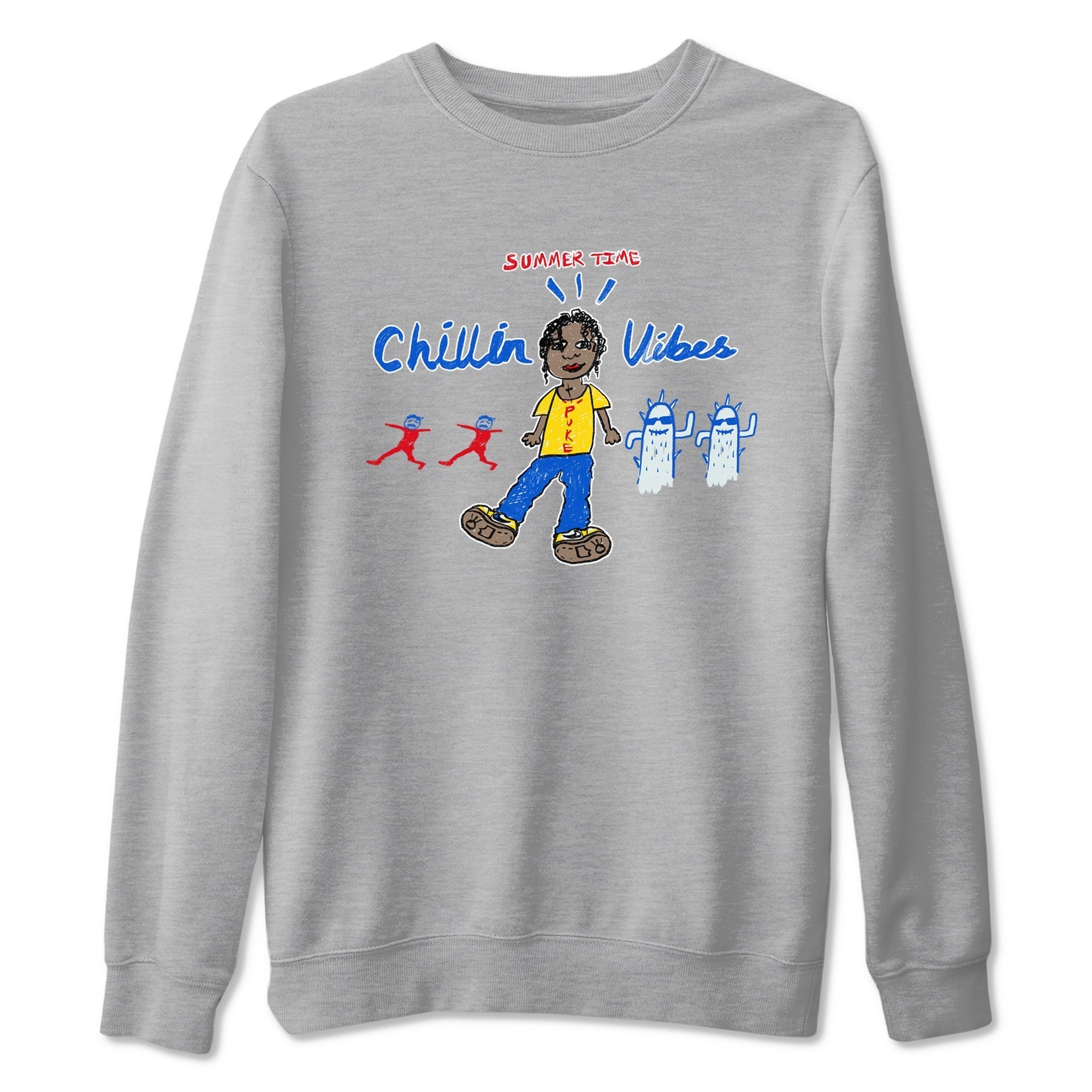 Chillin Vibes snkmatch Tees - Air Jordan 1 Travis Scott Canary