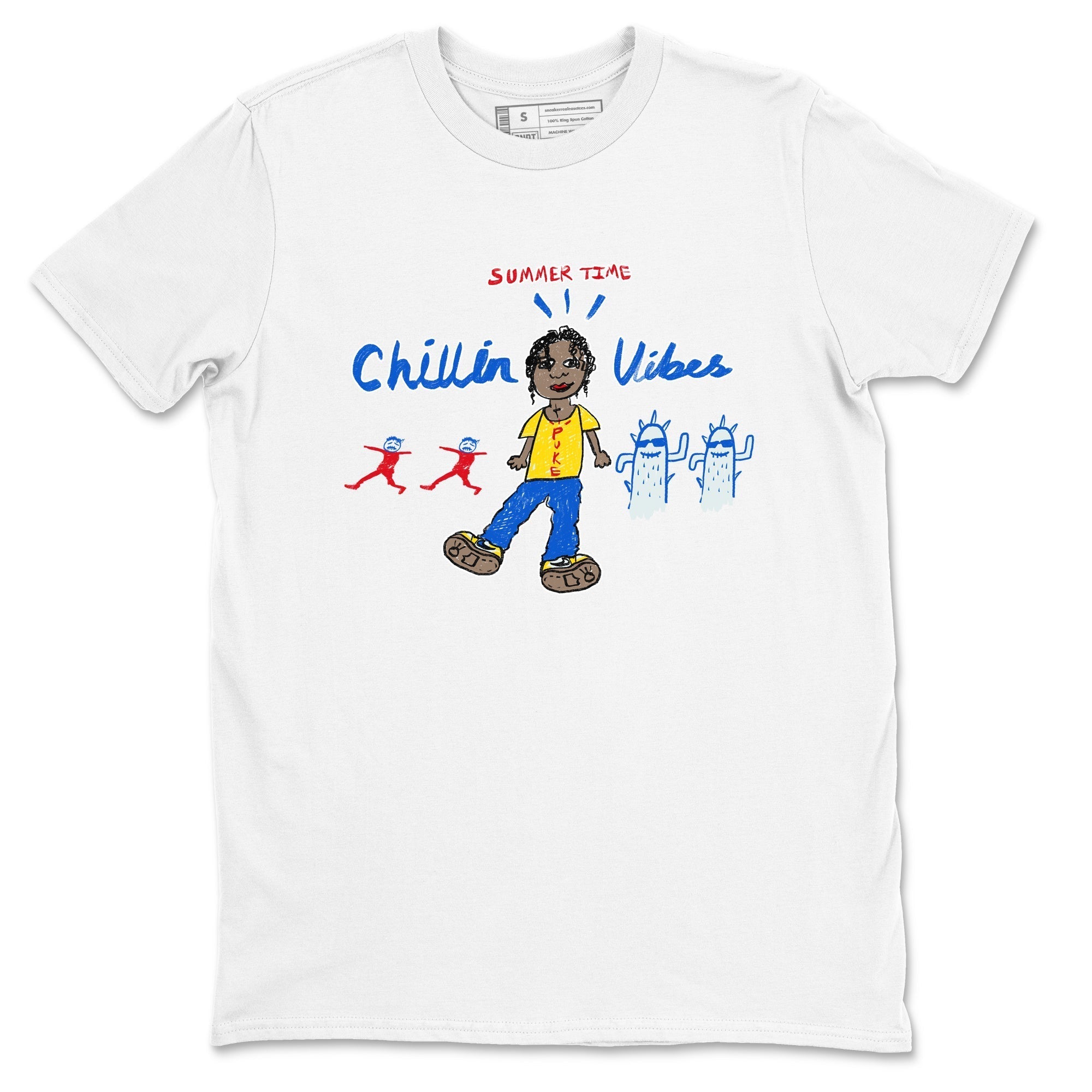Chillin Vibes snkmatch Tees - Air Jordan 1 Travis Scott Canary