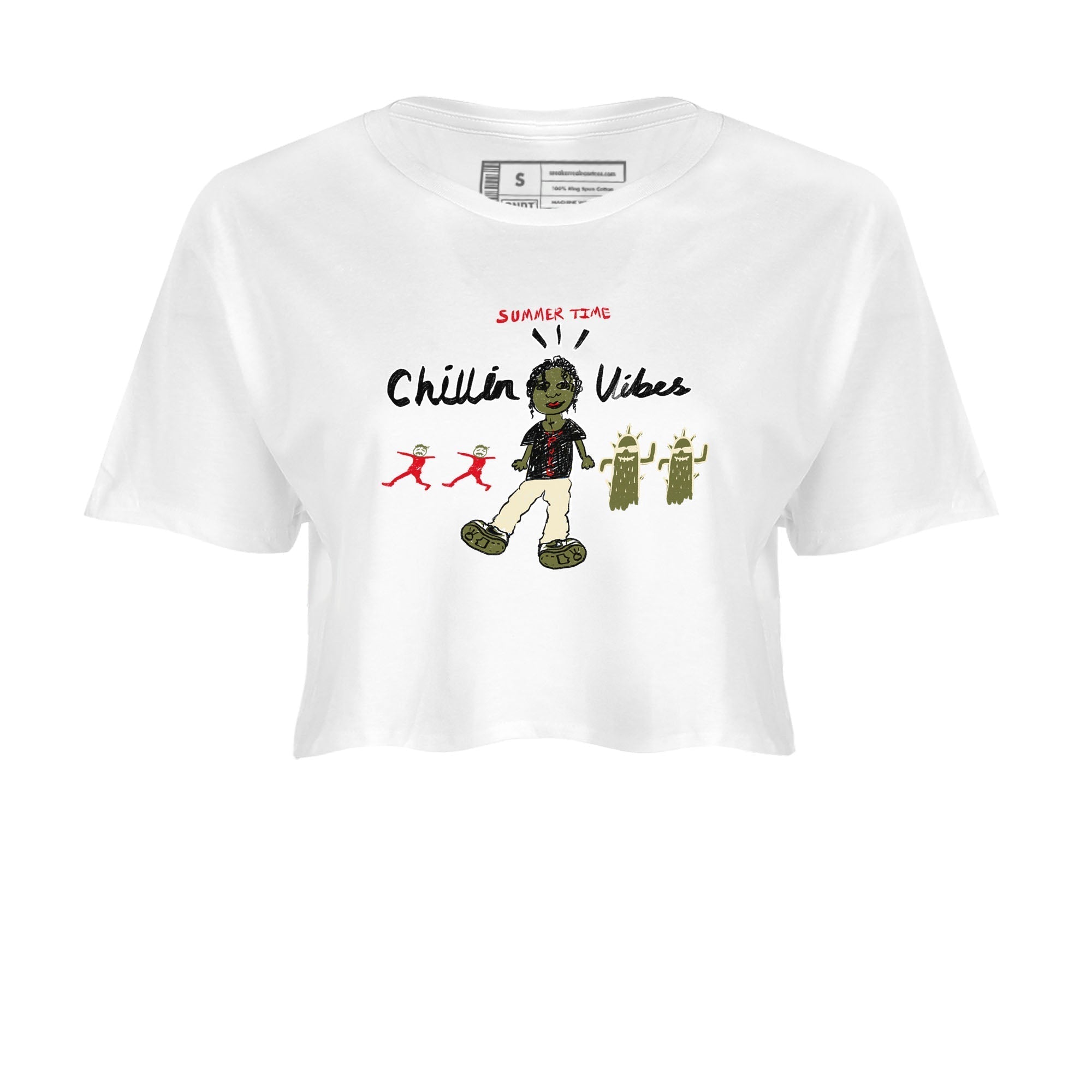 Chillin Vibes snkmatch Women's Top - Air Jordan 1 Travis Scott Medium Olive