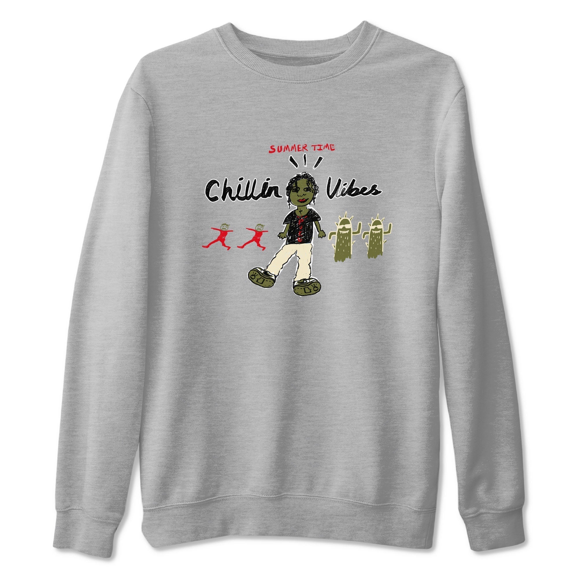Chillin Vibes snkmatch Tees - Air Jordan 1 Travis Scott Medium Olive