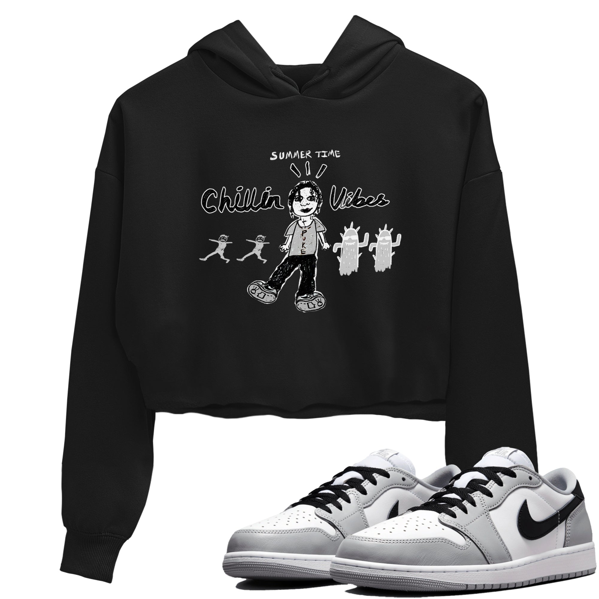 Chillin Vibes snkmatch Women's Top - Air Jordan 1 Wolf Grey