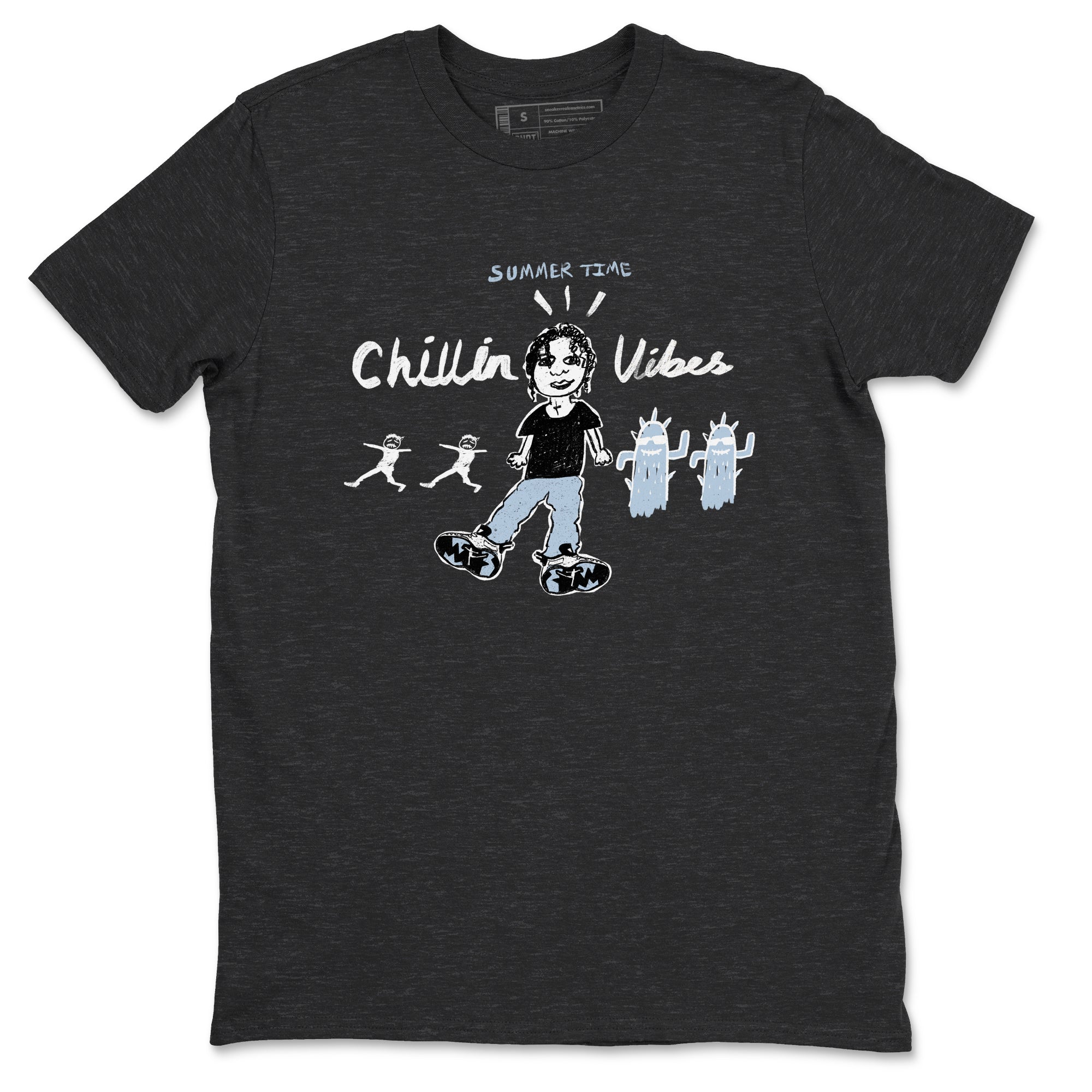 Chillin Vibes snkmatch Tees - Air Jordan 6 White Black
