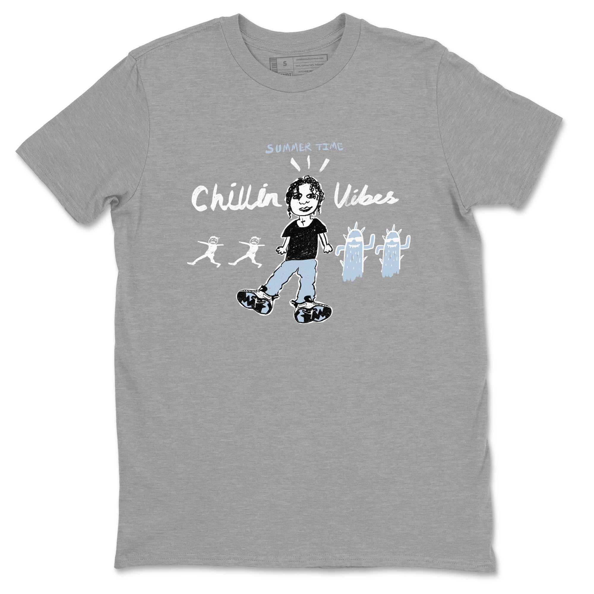 Chillin Vibes snkmatch Tees - Air Jordan 6 White Black