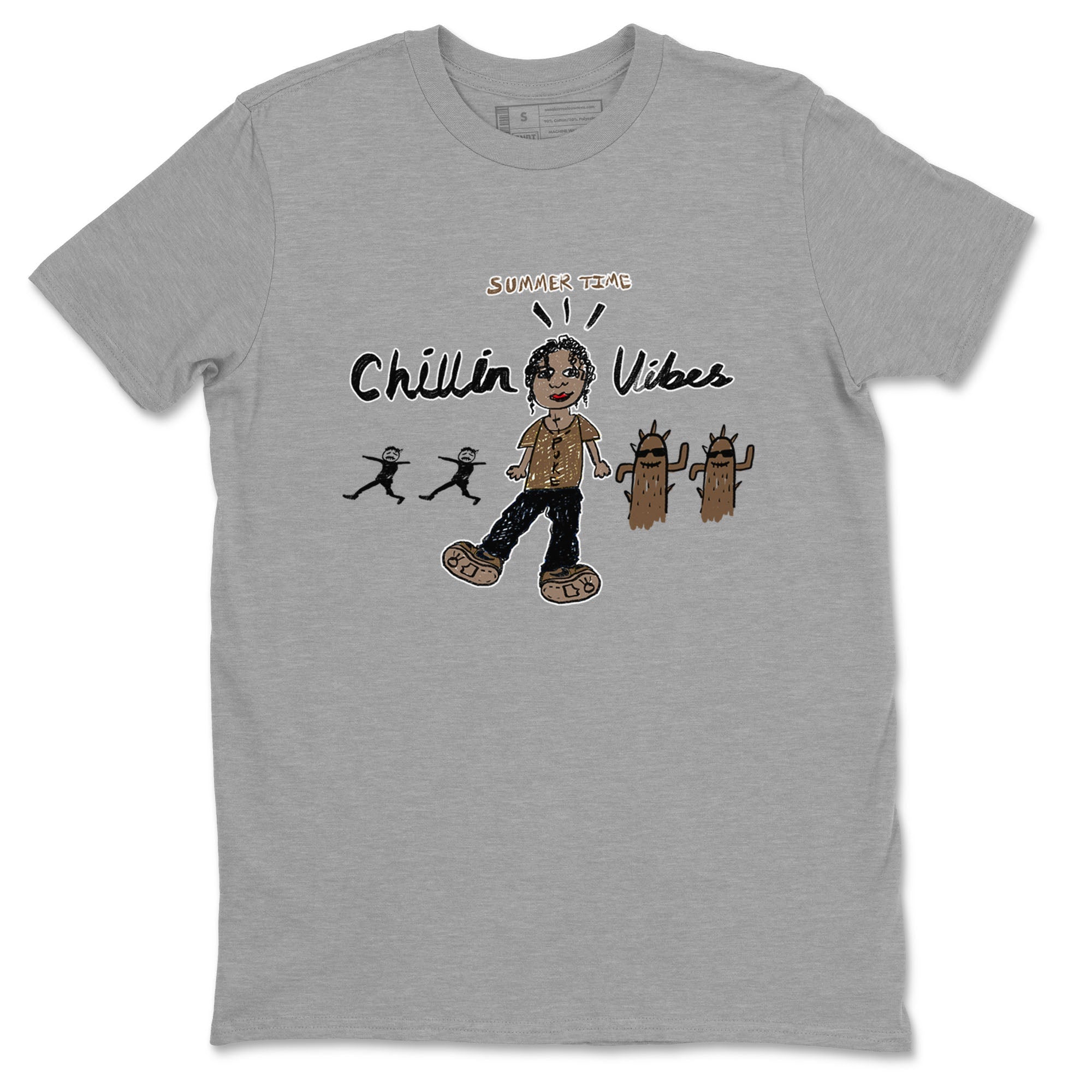 Chillin Vibes snkmatch Tees - Jordan Jumpman Jack Travis Scott Dark Mocha