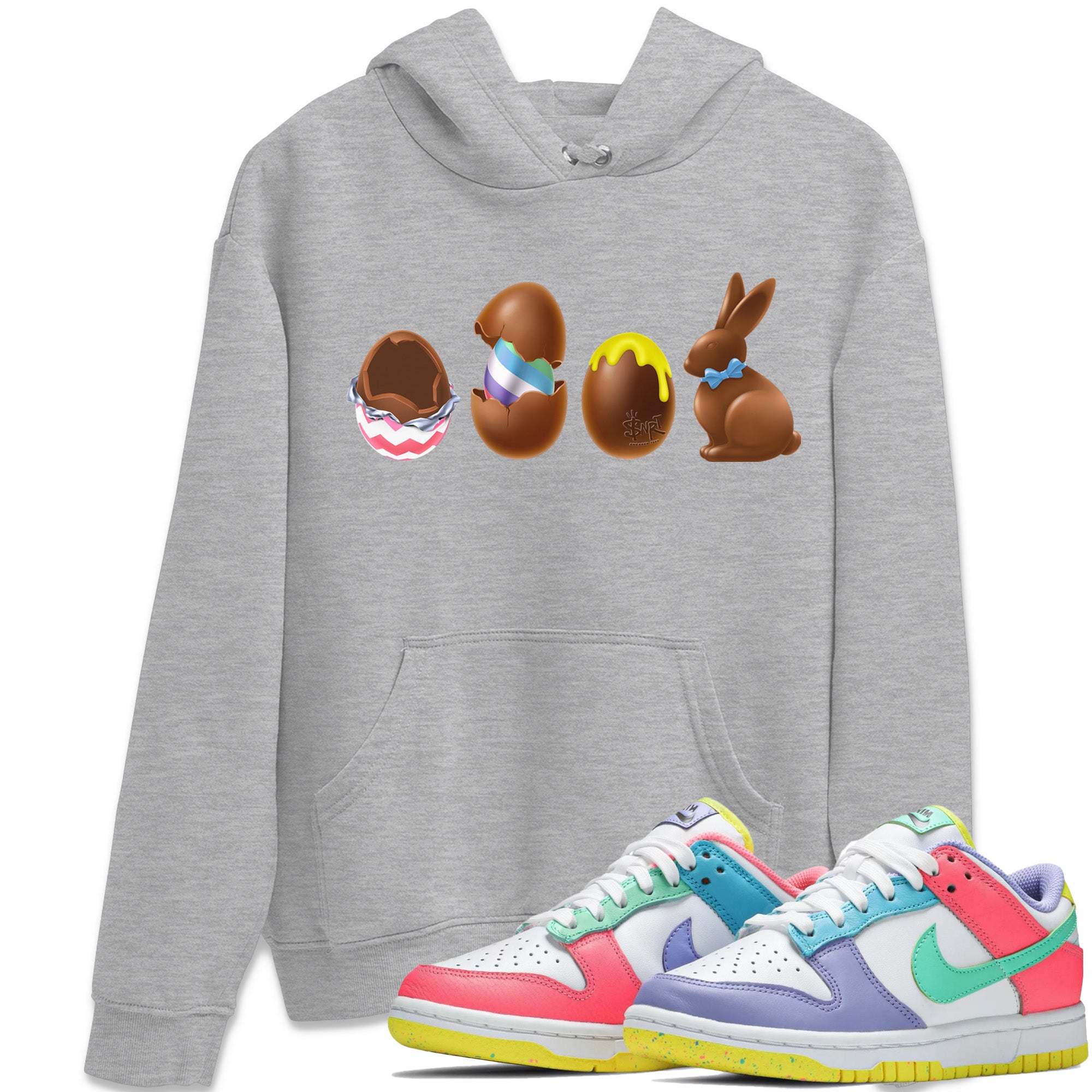Chocolate Easter Set Unisex Tops - Dunk Easter Candy