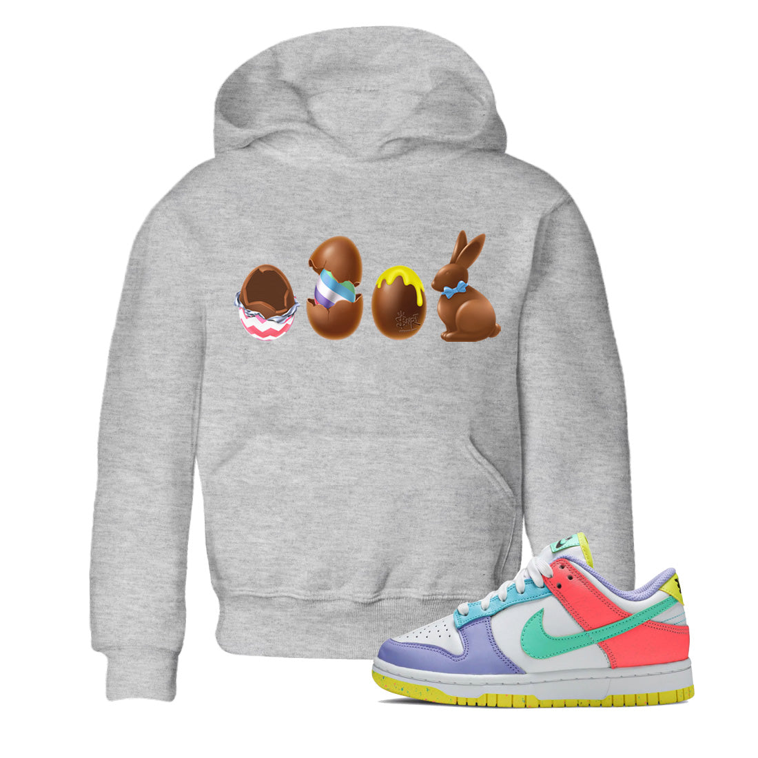Chocolate Easter Set Kids Tops - Dunk Easter Candy