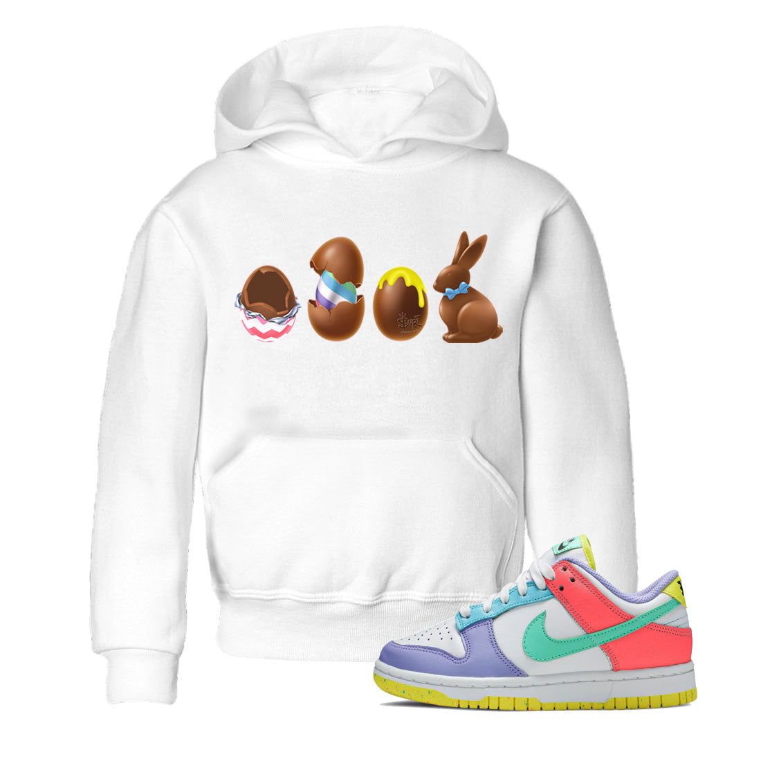 Chocolate Easter Set Kids Tops - Dunk Easter Candy