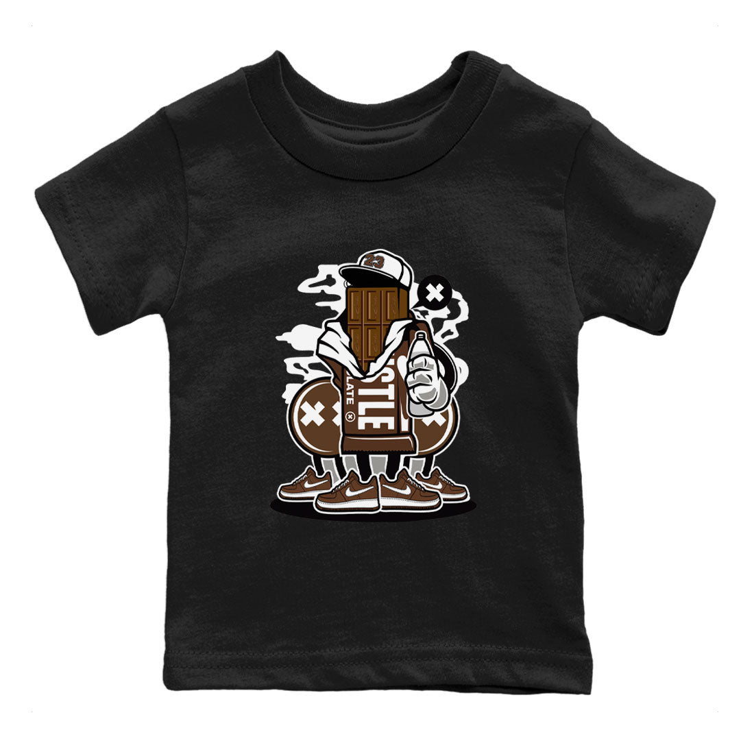 Chocolate Squad snkmatch Tee Kids - Air Force 1 Chocolate
