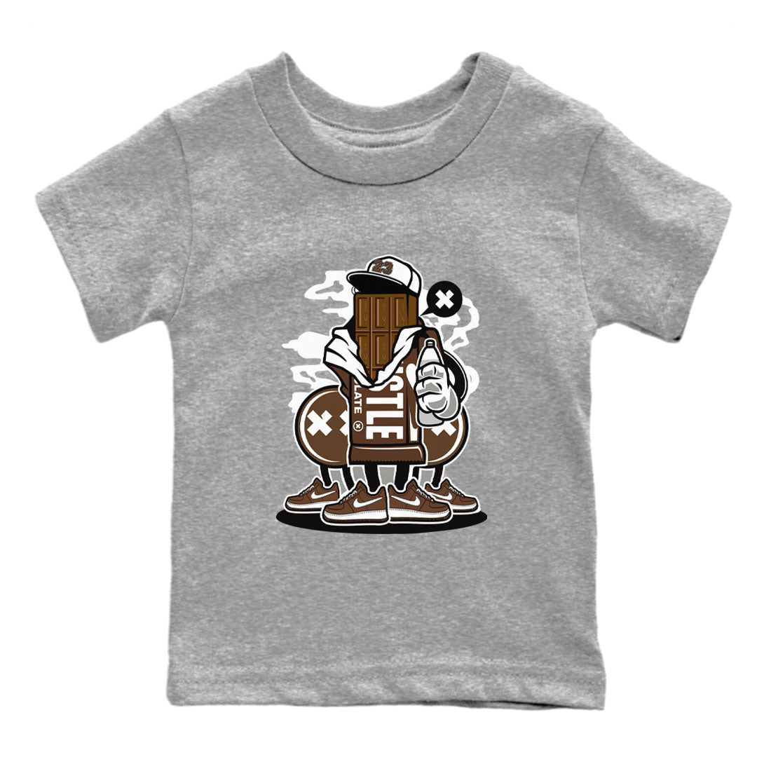 Chocolate Squad snkmatch Tee Kids - Air Force 1 Chocolate