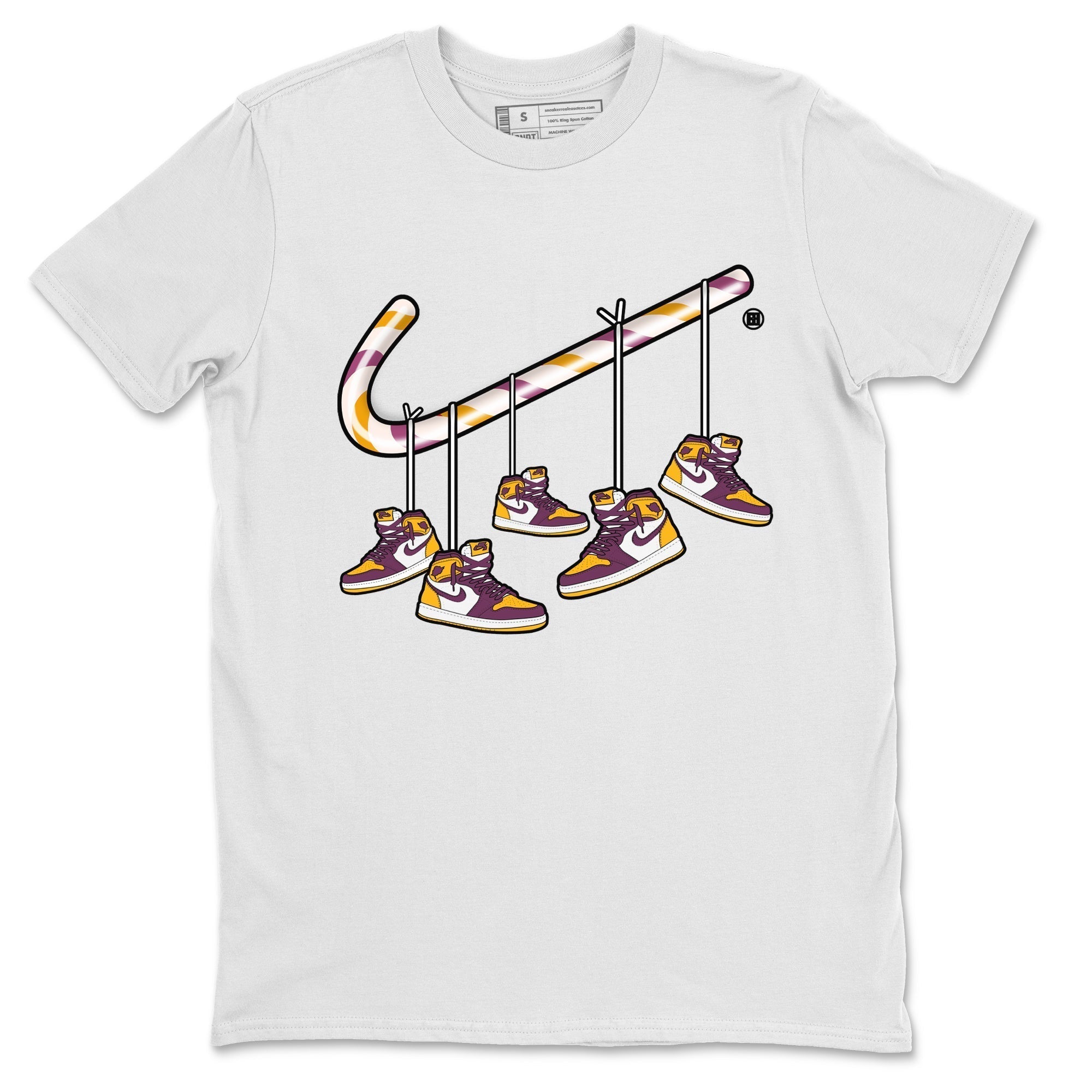 Christmas Candy Cane Unisex Tops - Air Jordan 1 Brotherhood