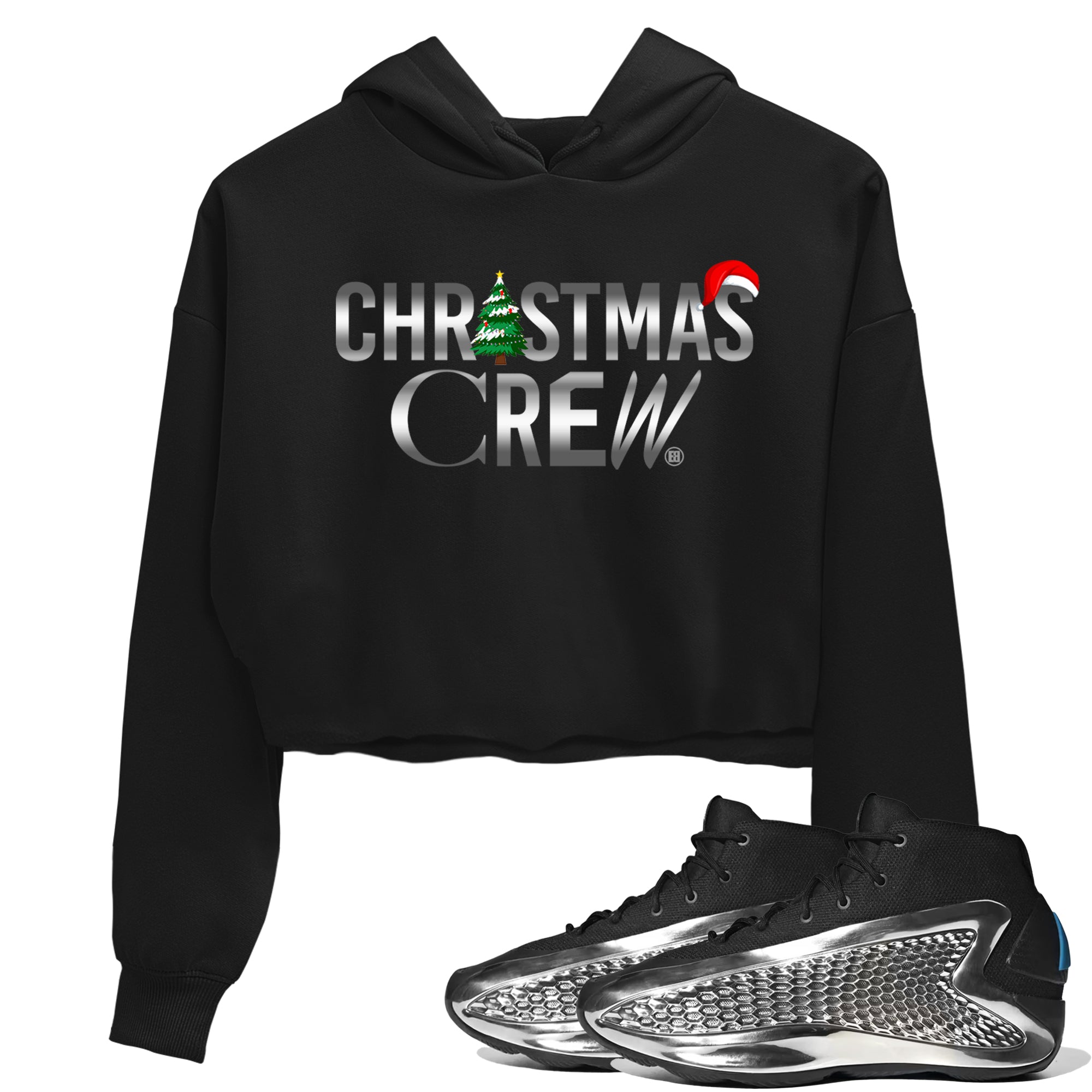 Christmas Crew snkmatch Women's Top - AE 1 Silver Metallic