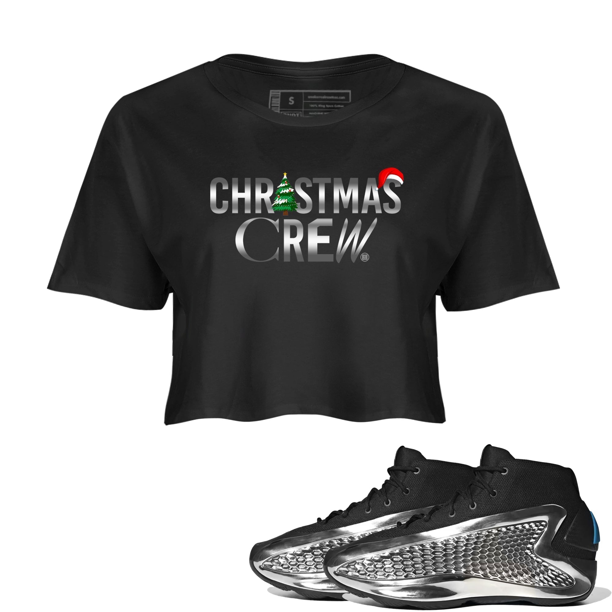 Christmas Crew snkmatch Women's Top - AE 1 Silver Metallic