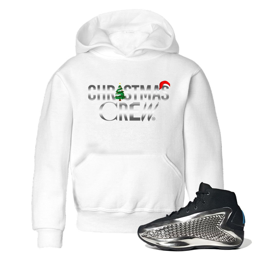 Christmas Crew snkmatch Tees Kids - AE 1 Silver Metallic