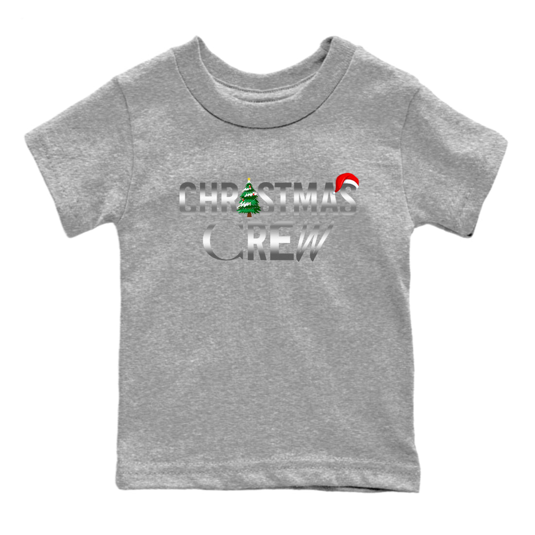 Christmas Crew snkmatch Tees Kids - AE 1 Silver Metallic