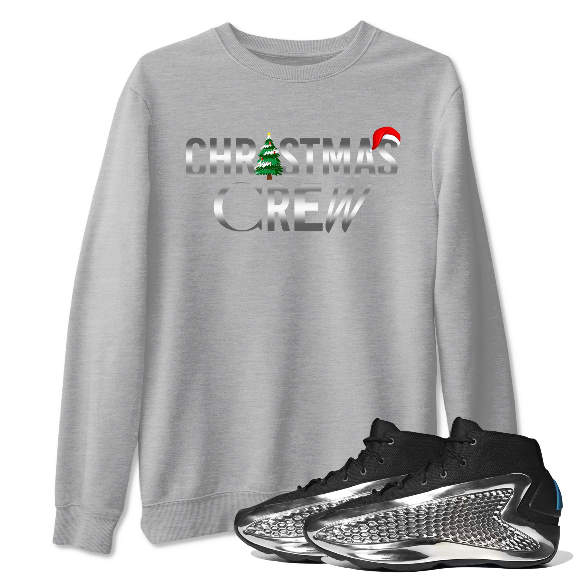 Christmas Crew snkmatch Tees - AE 1 Silver Metallic