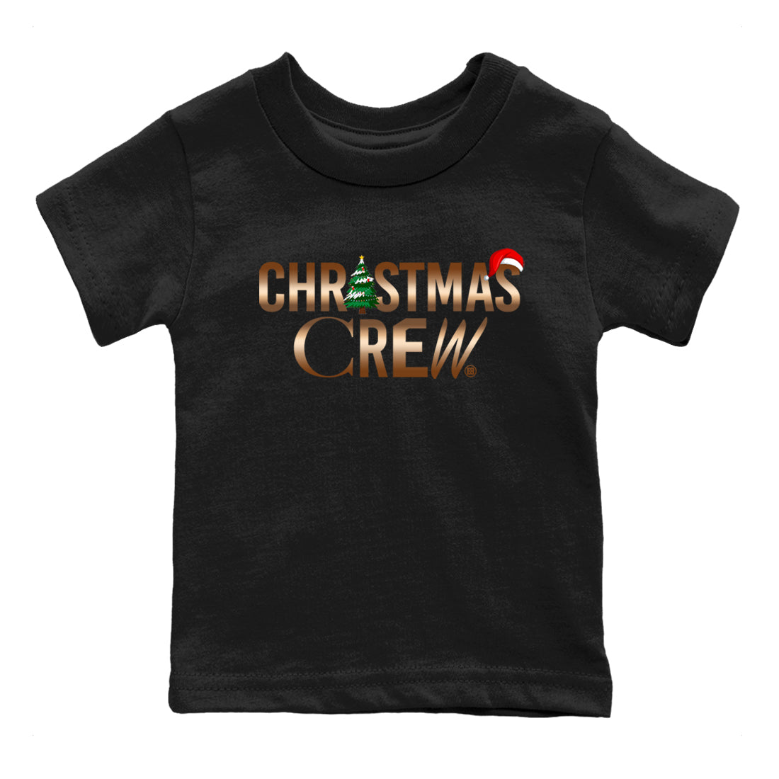 Christmas Crew snkmatch Tees Kids - Air Foamposite One Metallic Copper