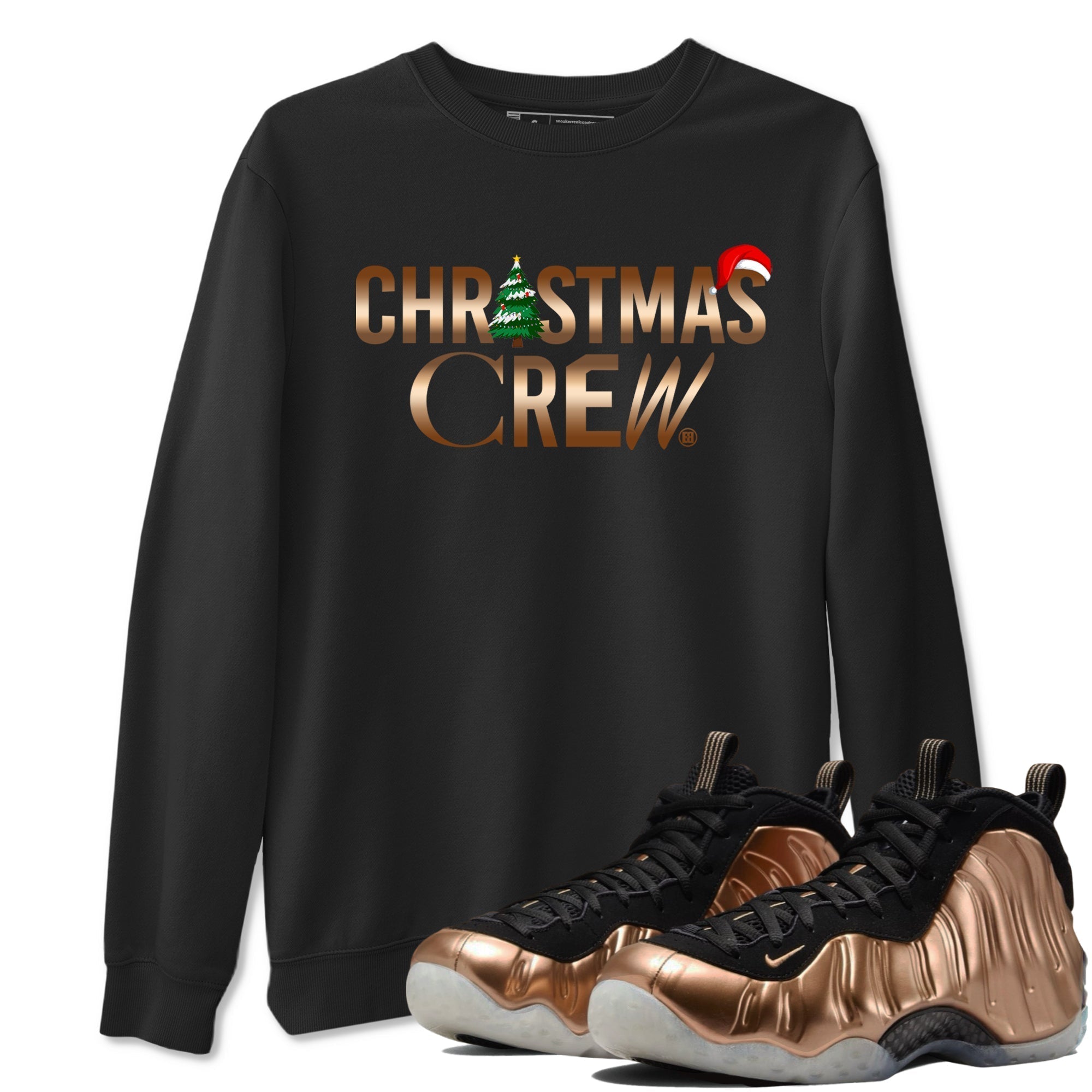 Christmas Crew snkmatch Tees - Air Foamposite One Metallic Copper