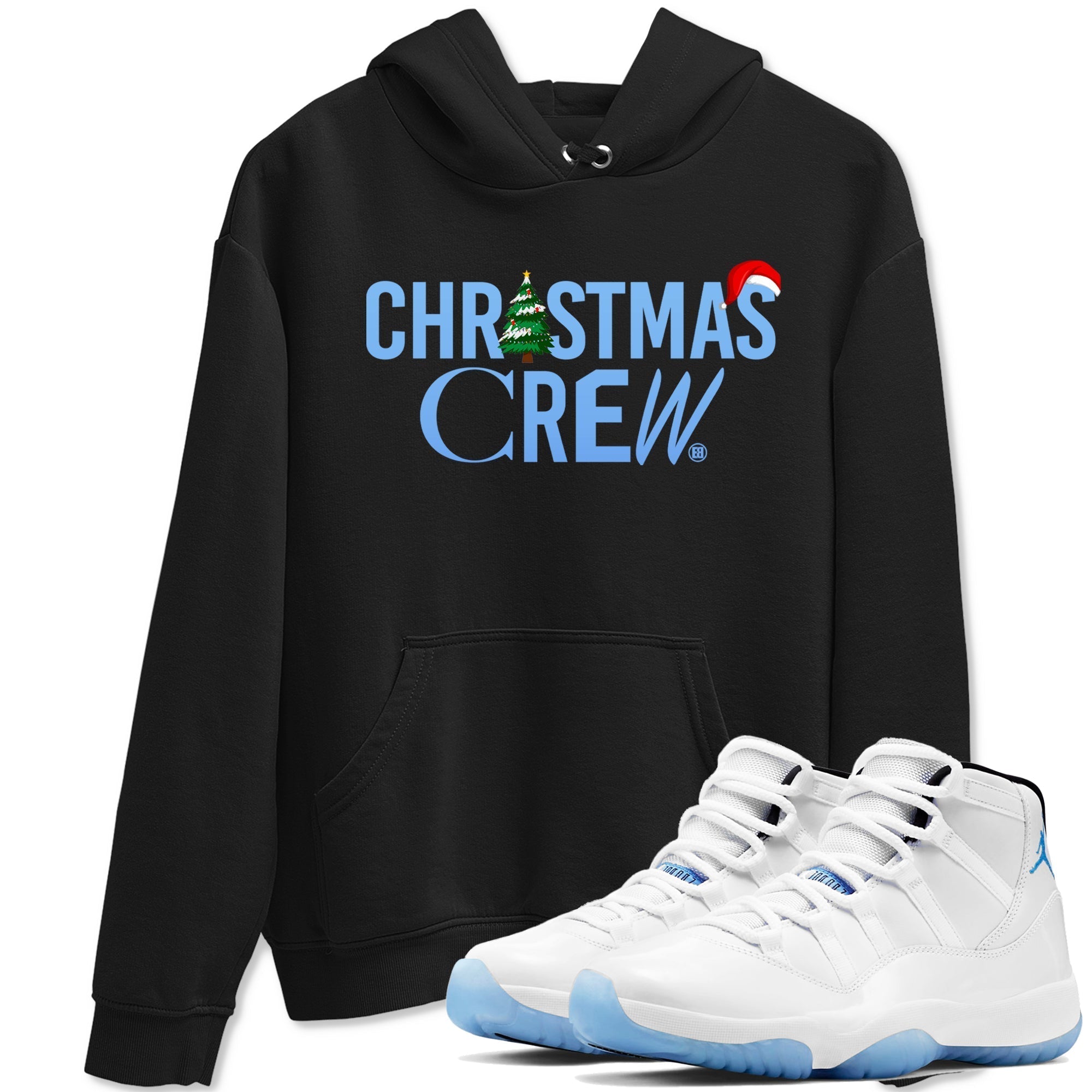 Christmas Crew snkmatch Tees - Air Jordan 11 Legend Blue