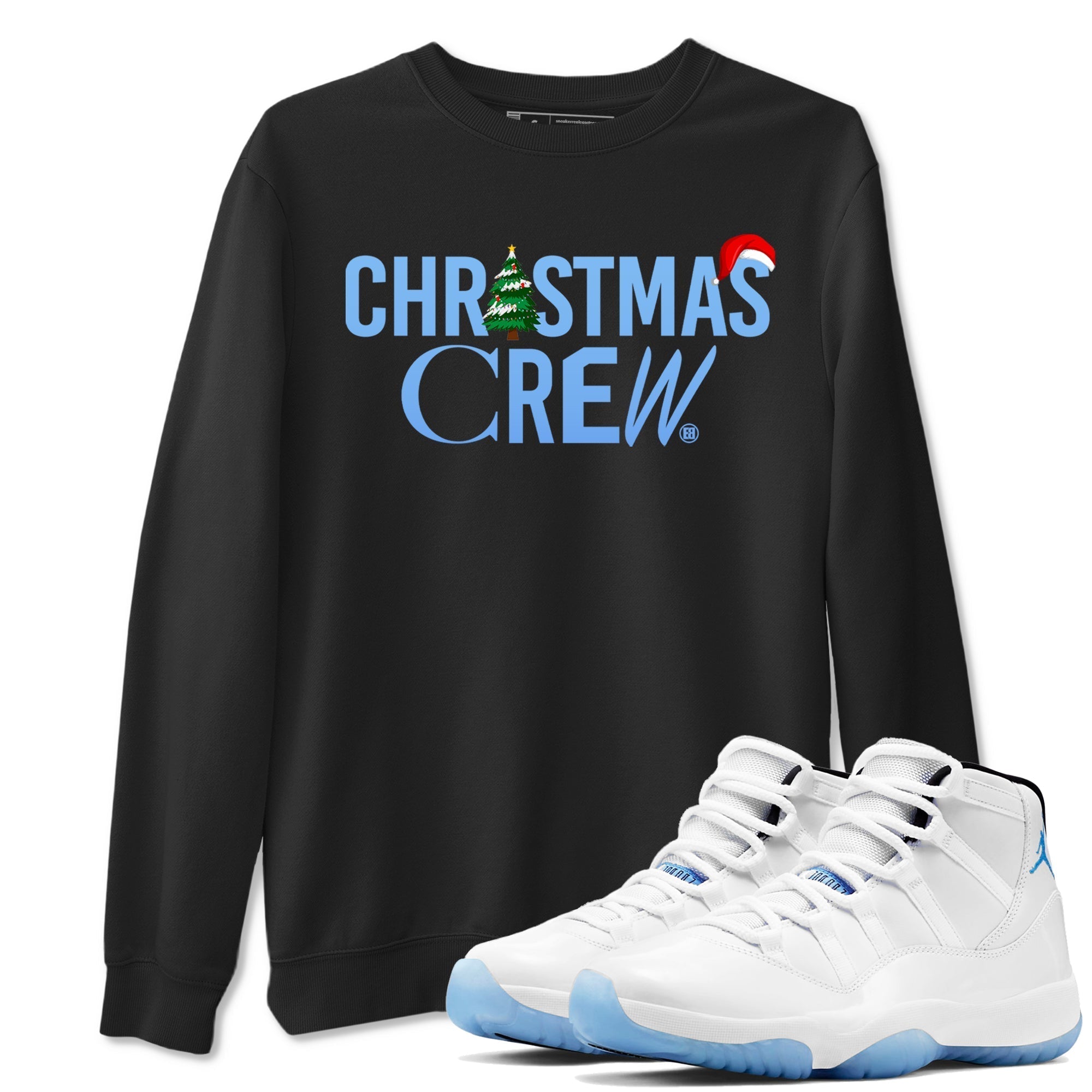 Christmas Crew snkmatch Tees - Air Jordan 11 Legend Blue