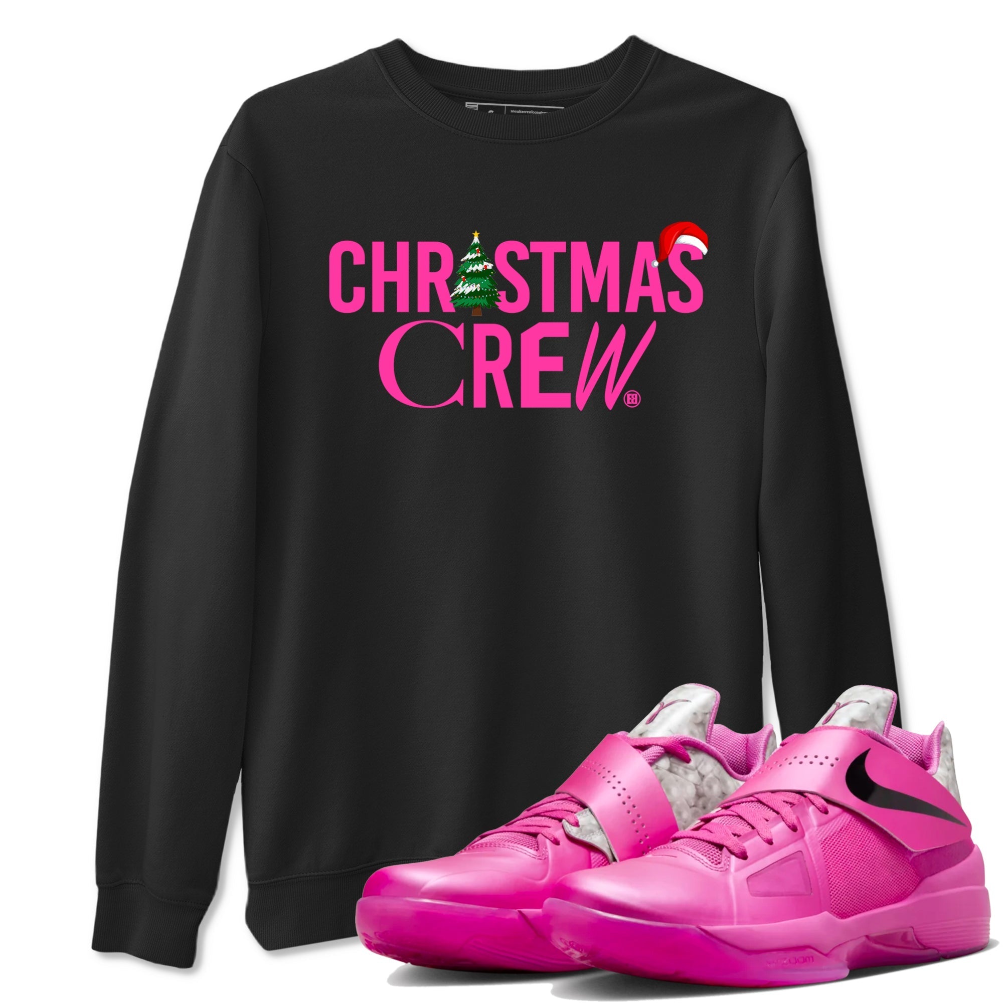 Christmas Crew snkmatch Tees - Nike KD 4 Aunt Pearl