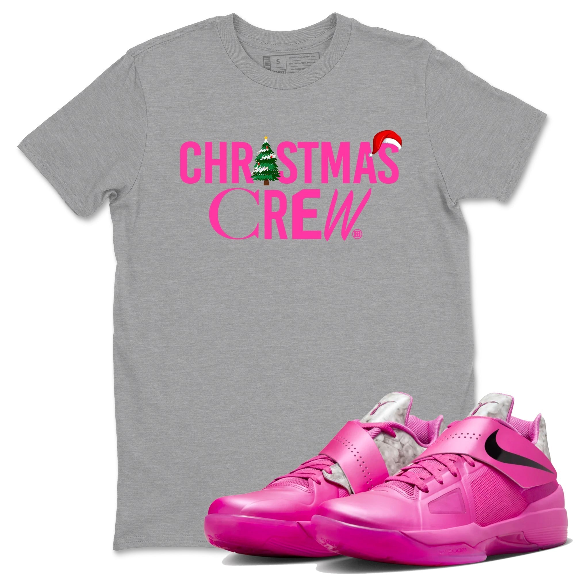 Christmas Crew snkmatch Tees - Nike KD 4 Aunt Pearl