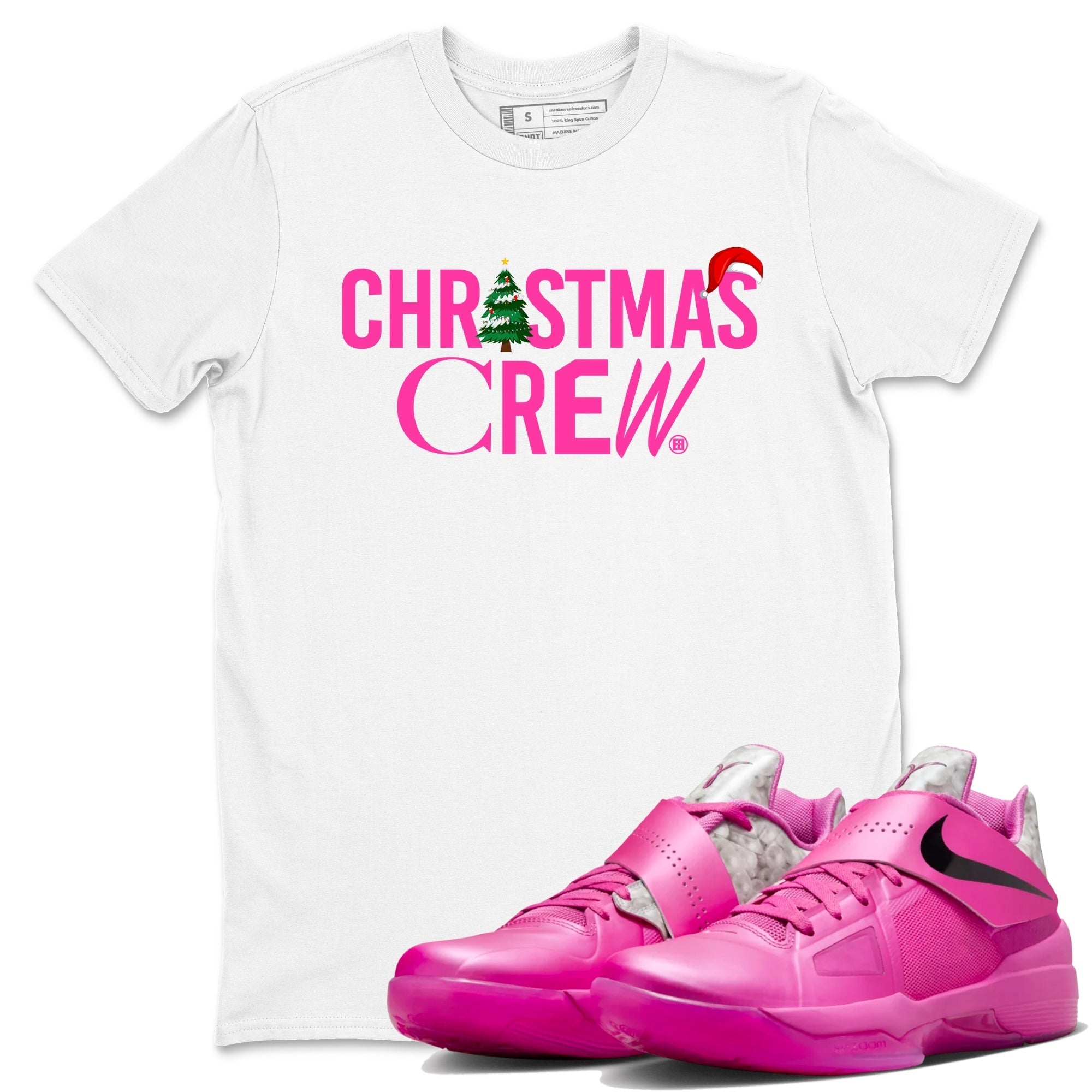 Christmas Crew snkmatch Tees - Nike KD 4 Aunt Pearl