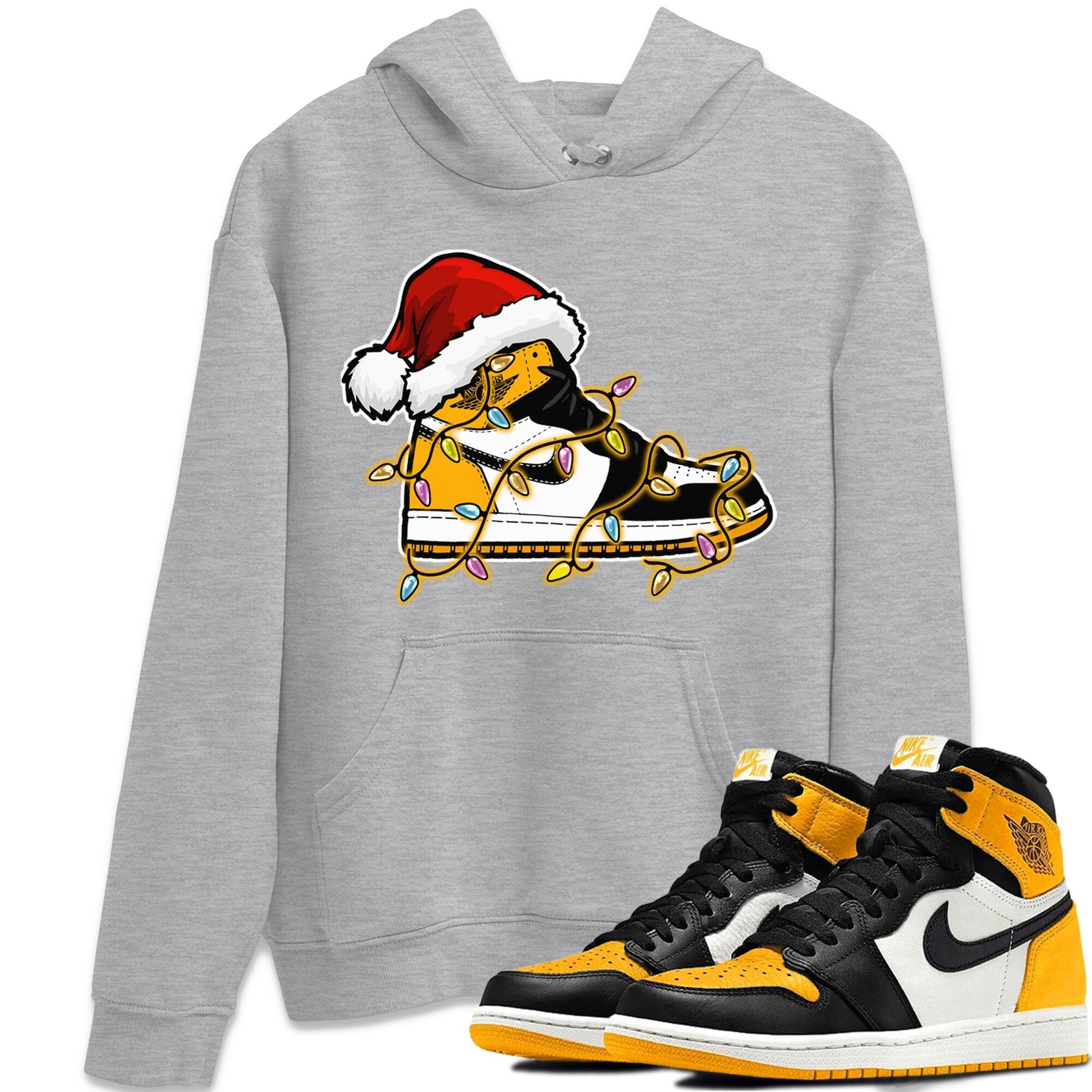 Christmas Light Unisex Tops - Air Jordan 1 Taxi