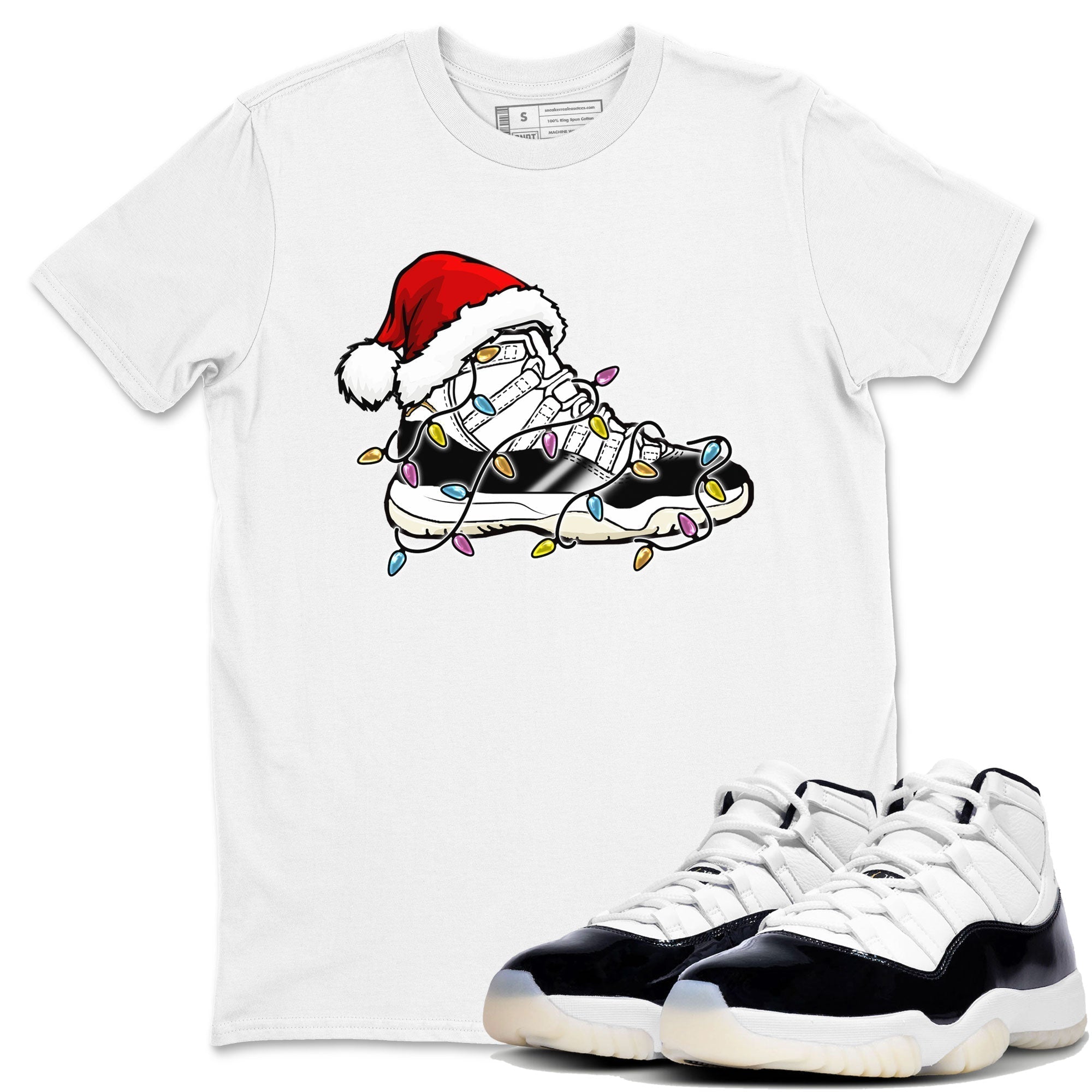 Christmas Light snkmatch Unisex Adult Tops - Air Jordan 11 Gratitude