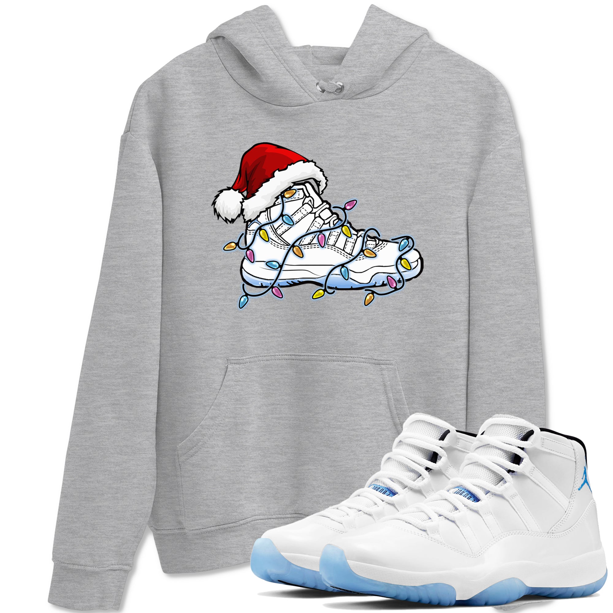 Christmas Light snkmatch snkmatch Tees - Air Jordan 11 Legend Blue