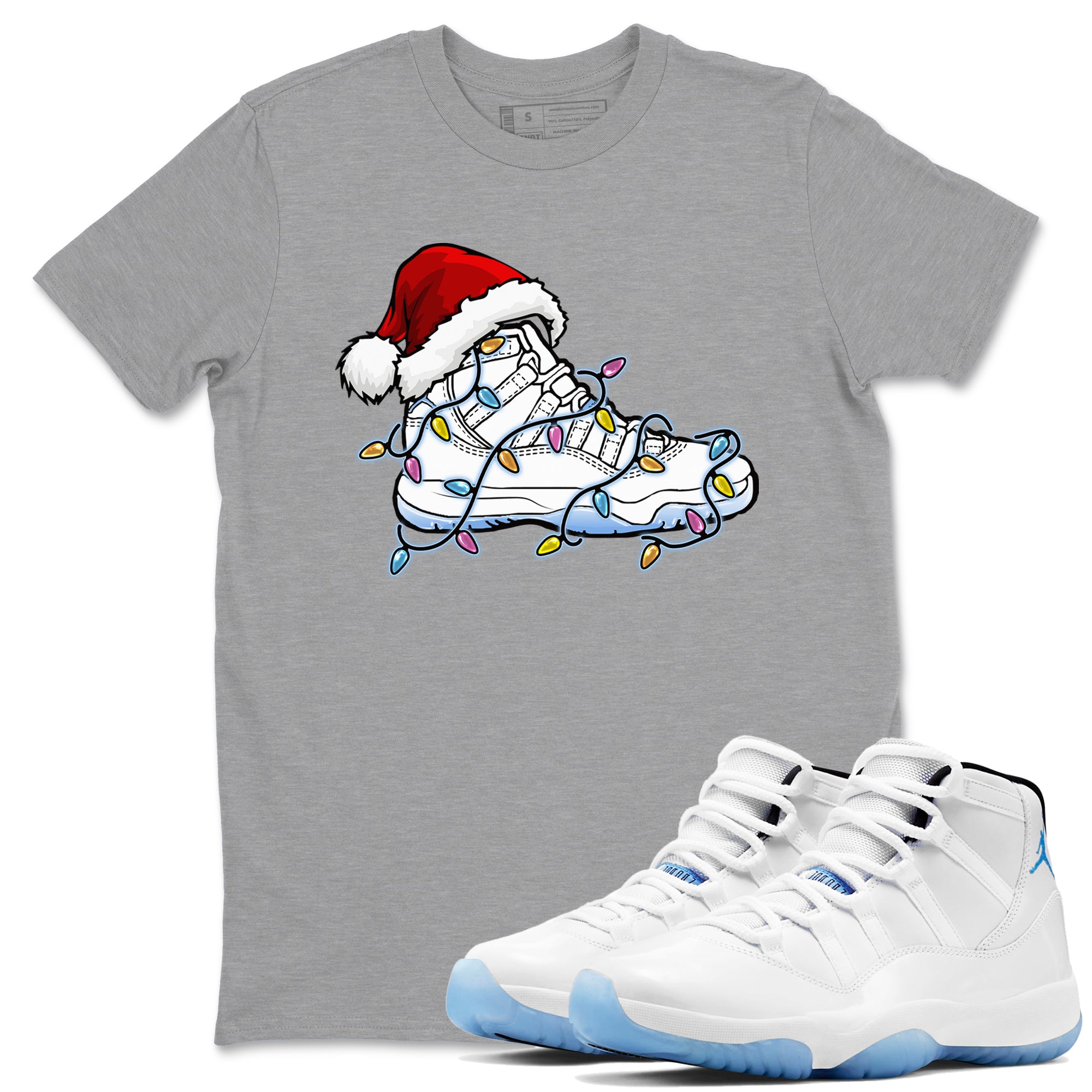 Christmas Light snkmatch snkmatch Tees - Air Jordan 11 Legend Blue