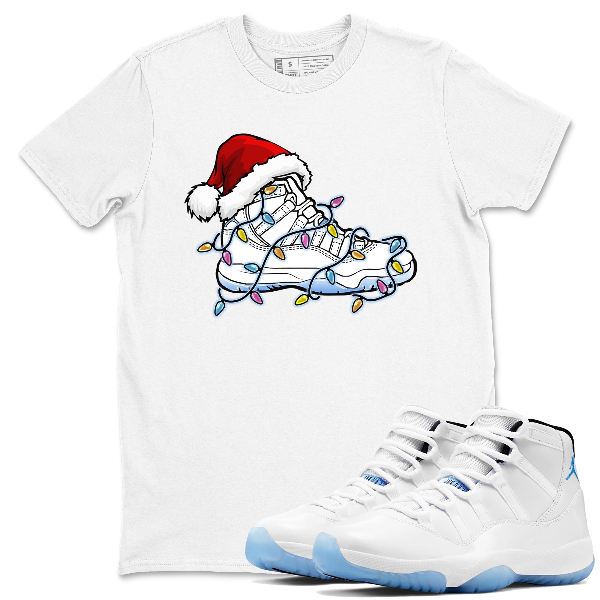 Christmas Light snkmatch snkmatch Tees - Air Jordan 11 Legend Blue