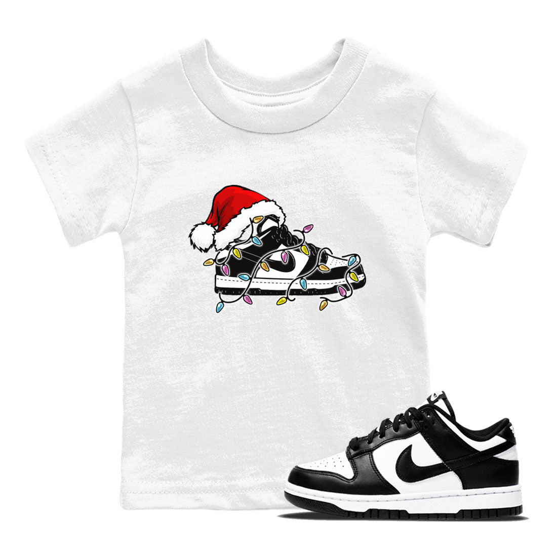 Christmas Light snkmatch snkmatch Tees Kids - Dunk Panda