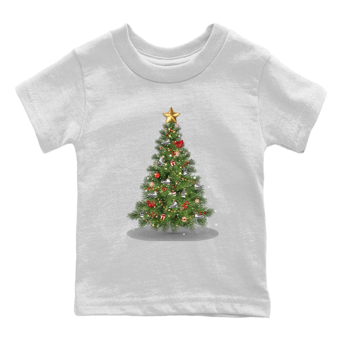 Christmas Tree Kids Tops - Air Jordan 9 Fire Red