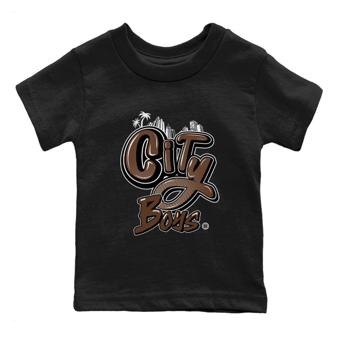 City Boys snkmatch Tee Kids - Air Force 1 Chocolate