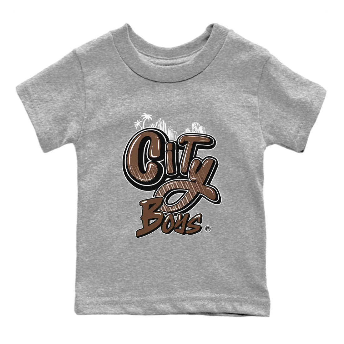 City Boys snkmatch Tee Kids - Air Force 1 Chocolate